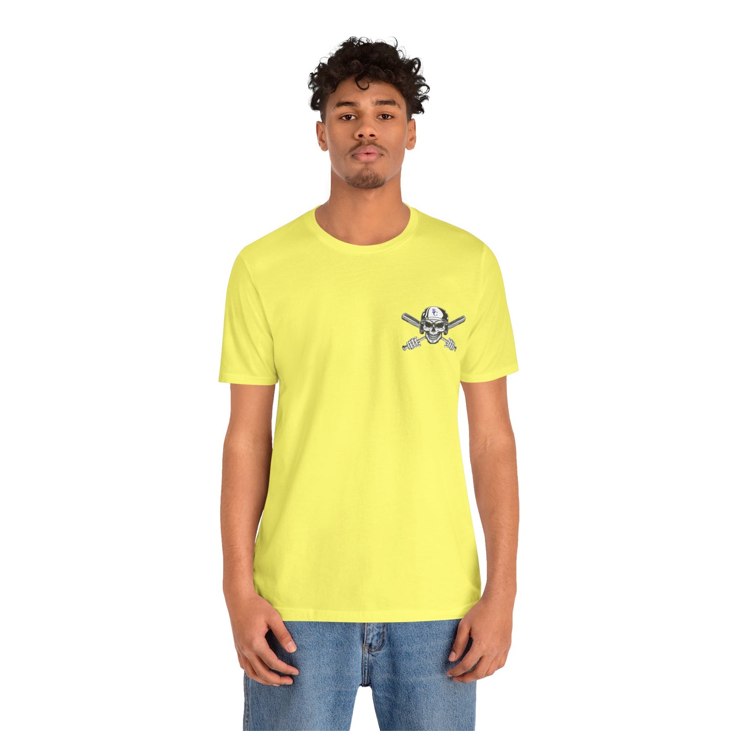 Battle Creek baseball Crossbones - Unisex Jersey Short Sleeve Tee
