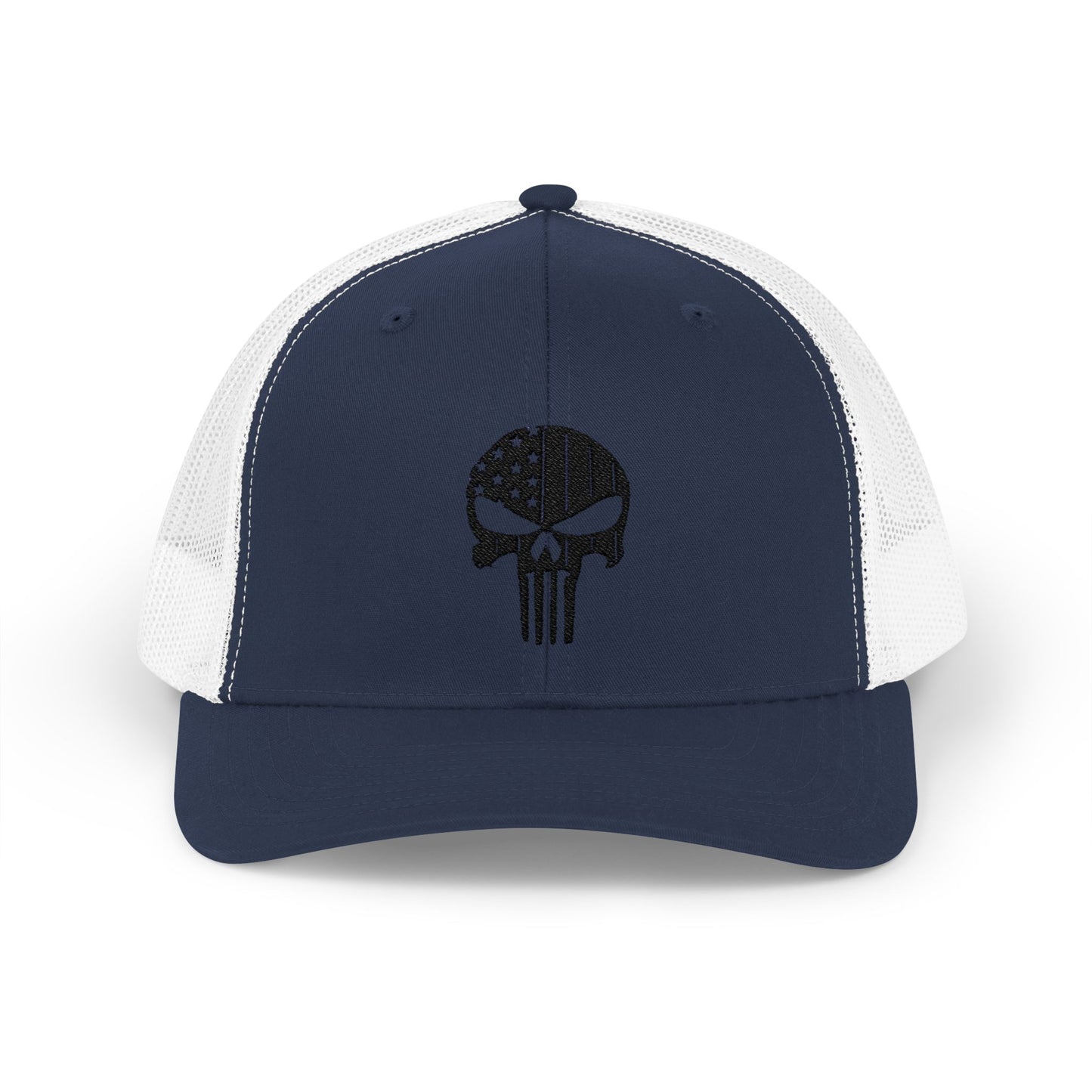 Skull Snapback Trucker Cap