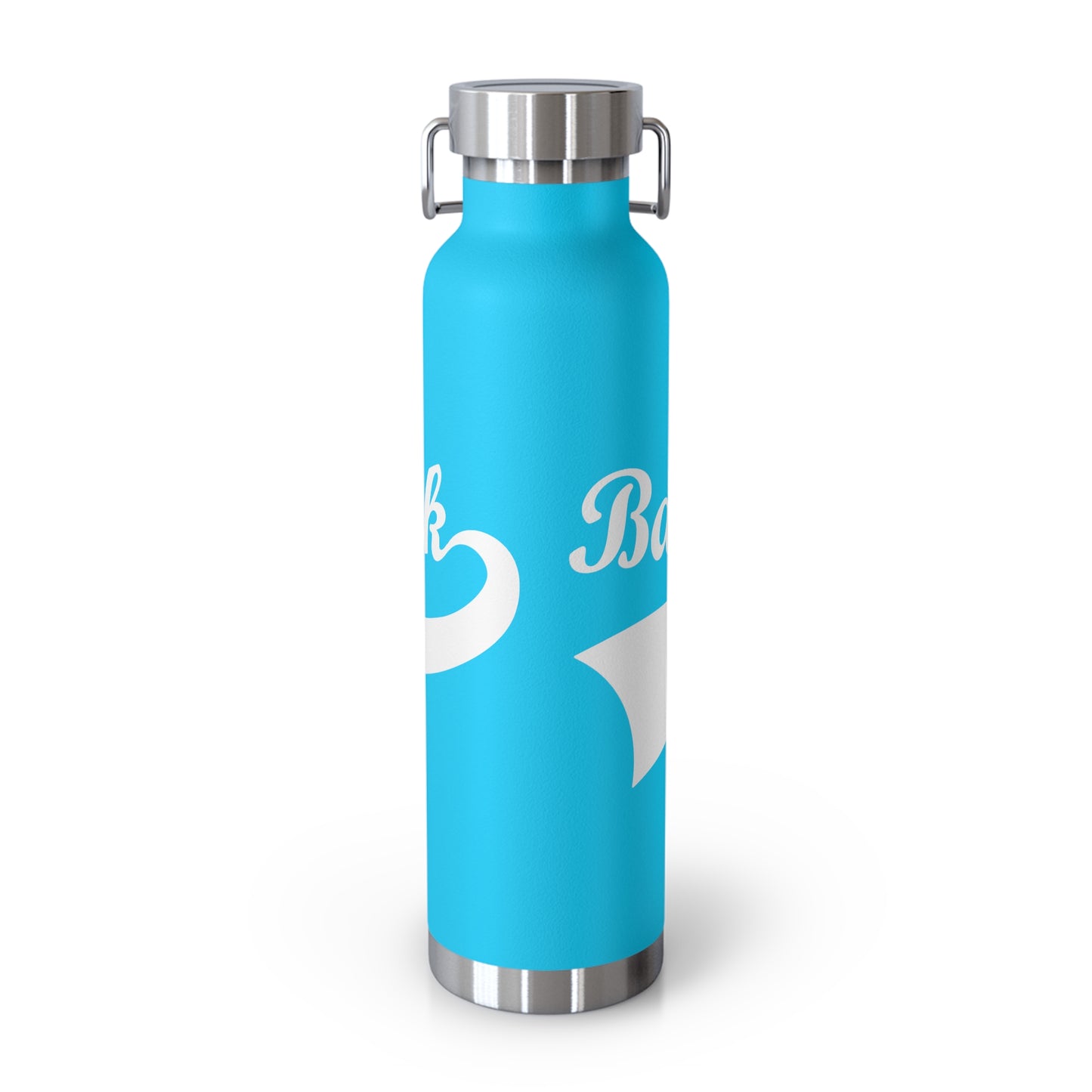 BC White Logo Copper Vacuum Insulated Bottle, 22oz