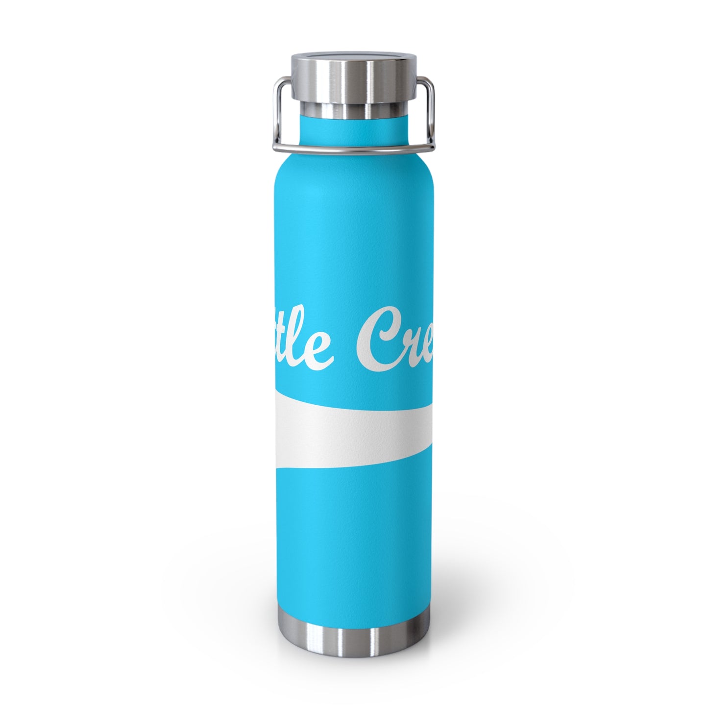 BC White Logo Copper Vacuum Insulated Bottle, 22oz
