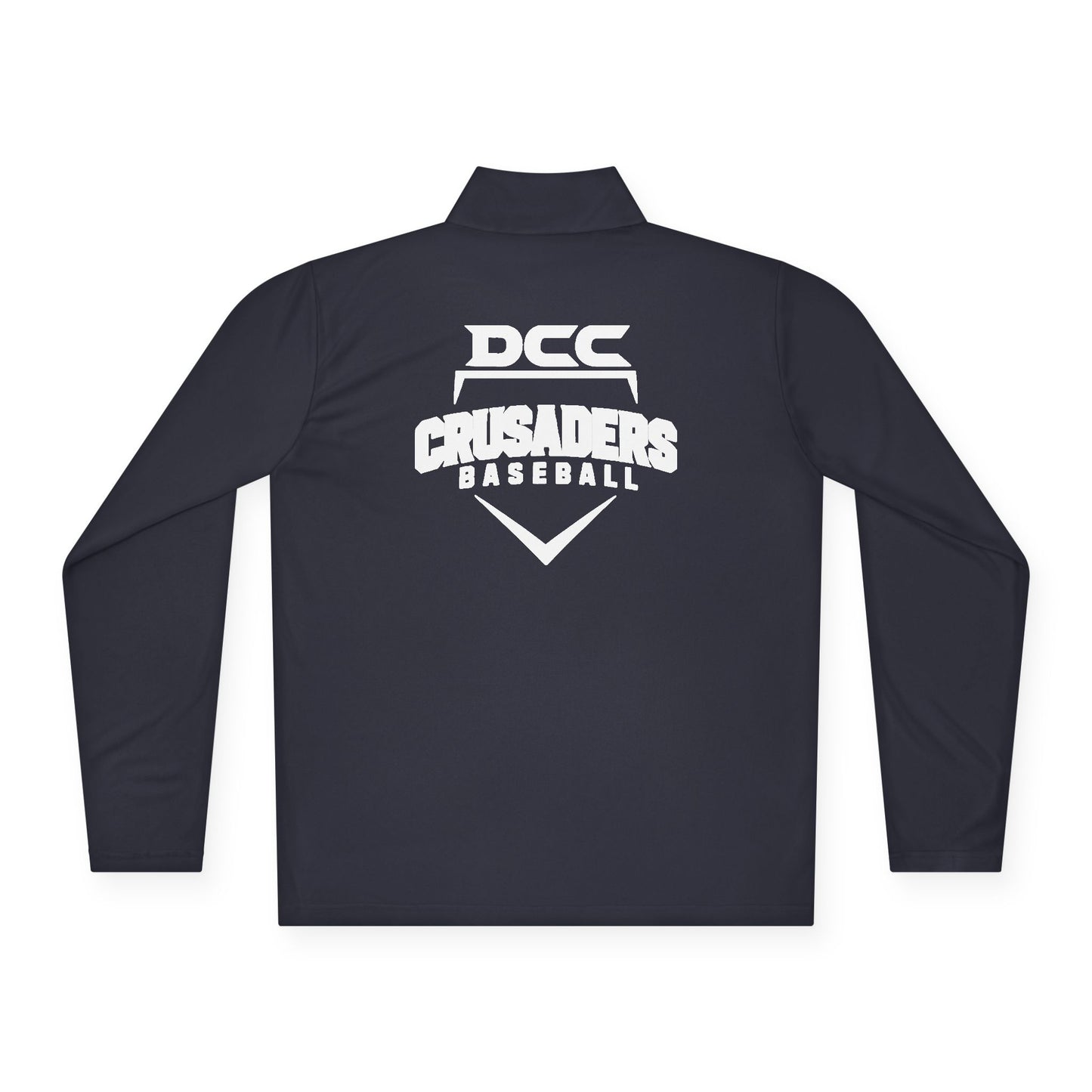 DCC - White Logo - Unisex Quarter-Zip Pullover