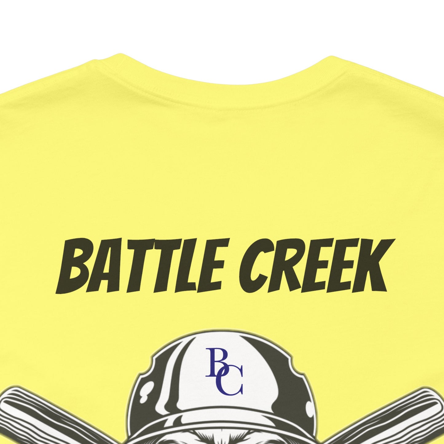 Battle Creek baseball Crossbones - Unisex Jersey Short Sleeve Tee
