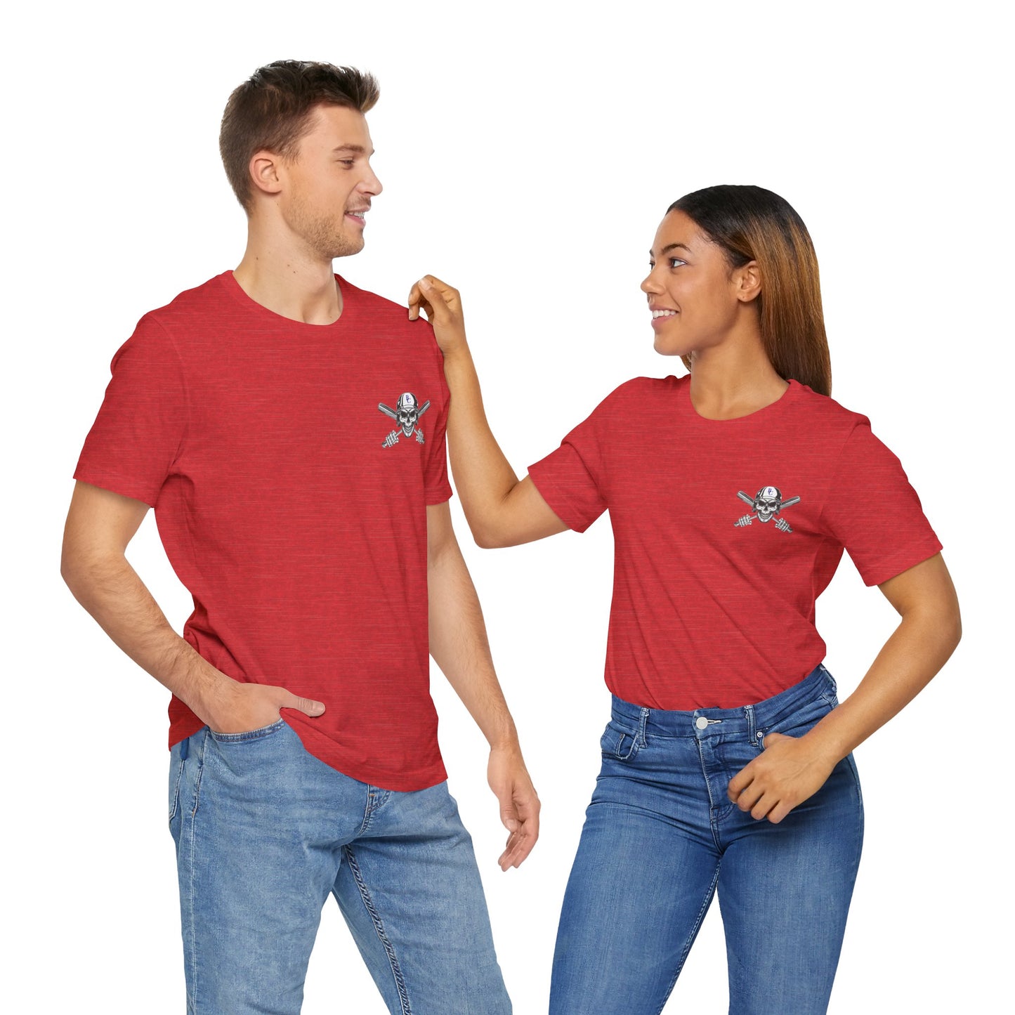 Battle Creek baseball Crossbones - Unisex Jersey Short Sleeve Tee