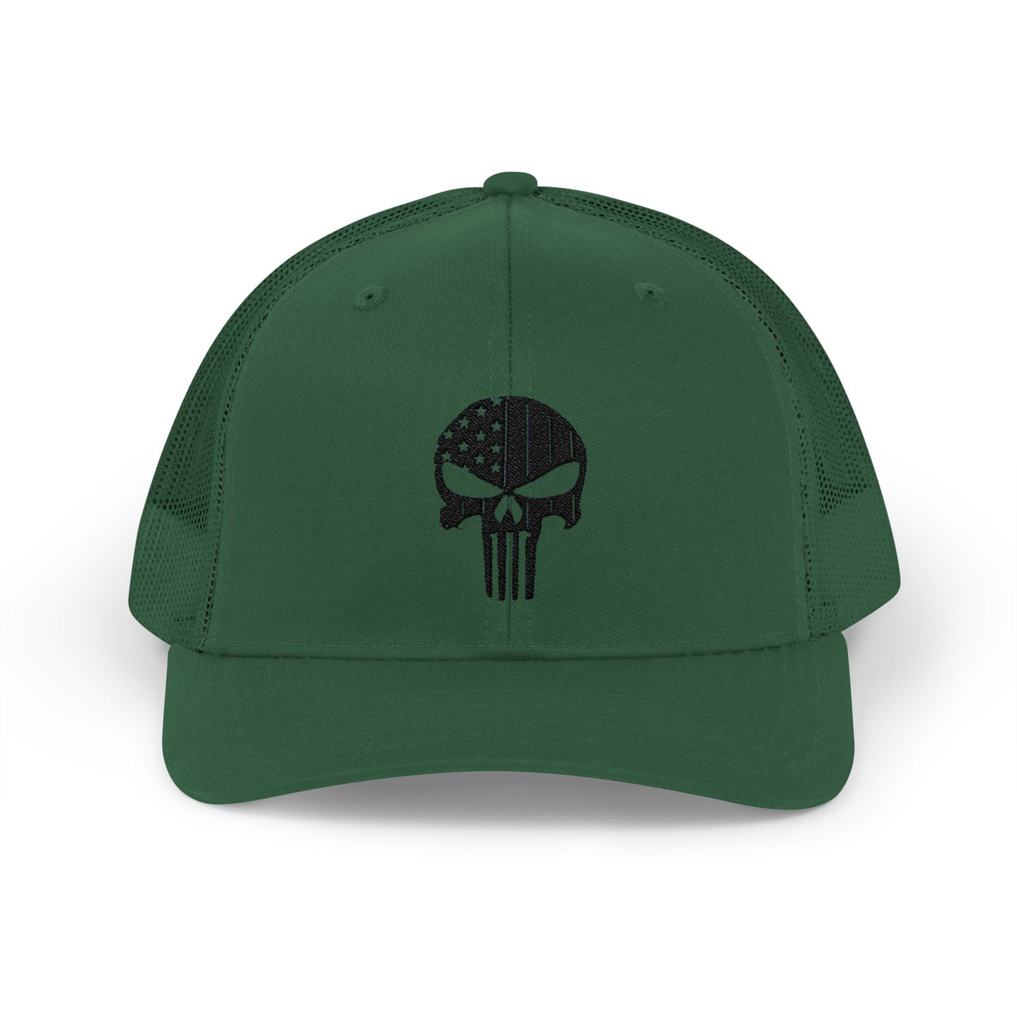 Skull Snapback Trucker Cap
