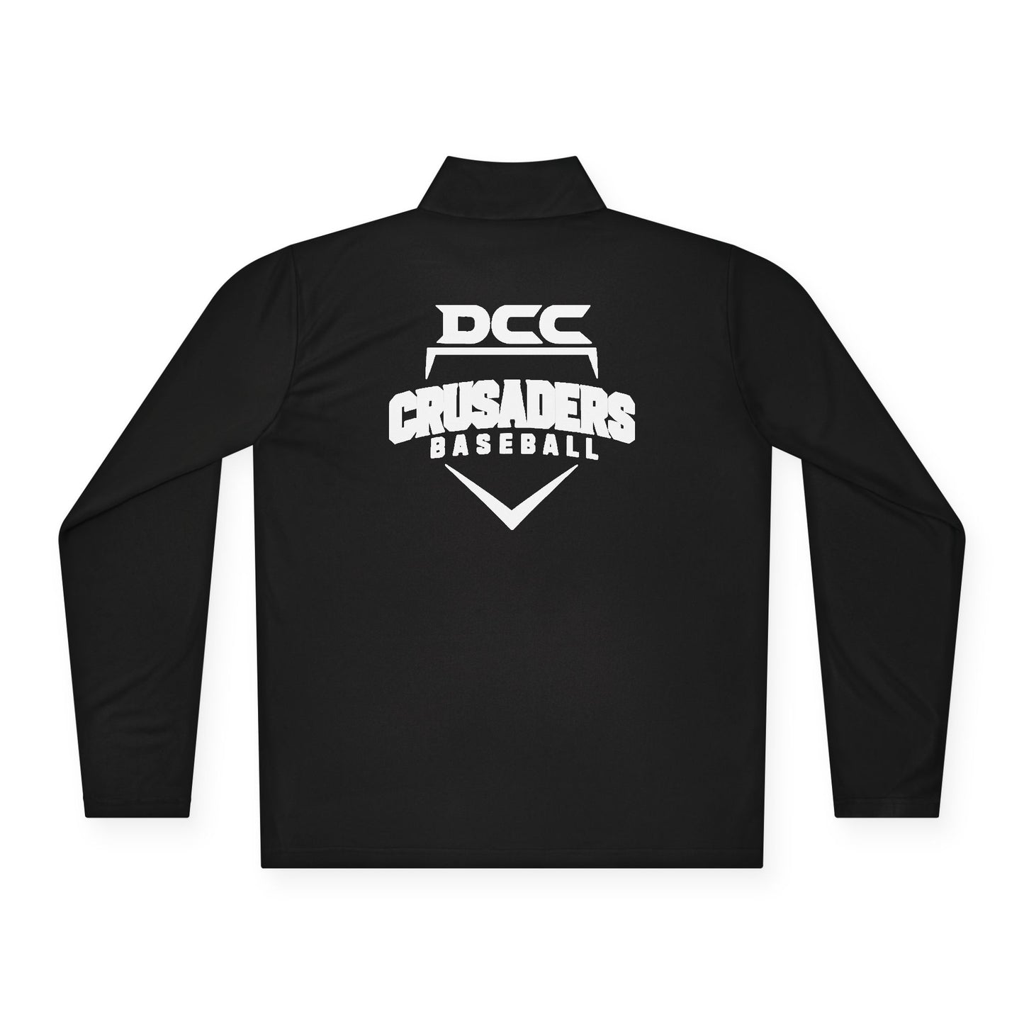 DCC - White Logo - Unisex Quarter-Zip Pullover
