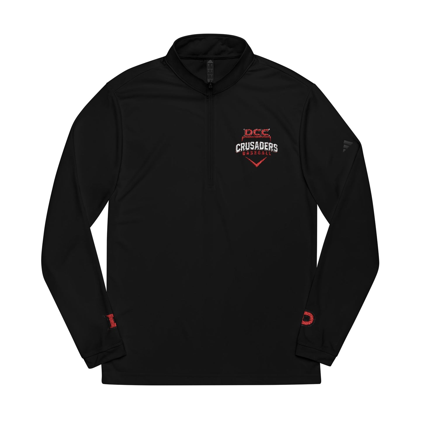 DCC - Red Logo - adidas® Quarter-Zip Pullover (Embroidery)