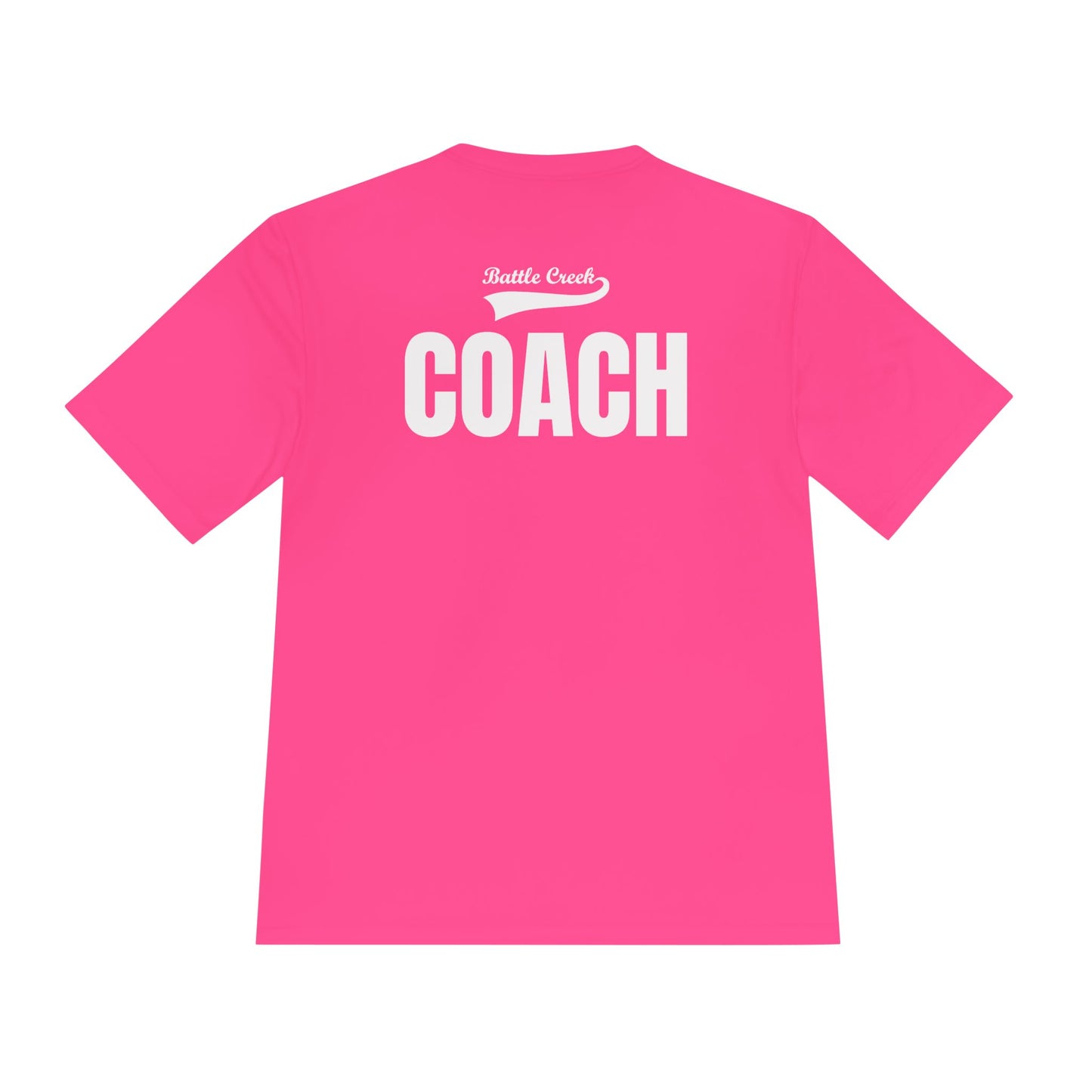 BC - COACH JERSEY - White Logo - Unisex Moisture Wicking Tee