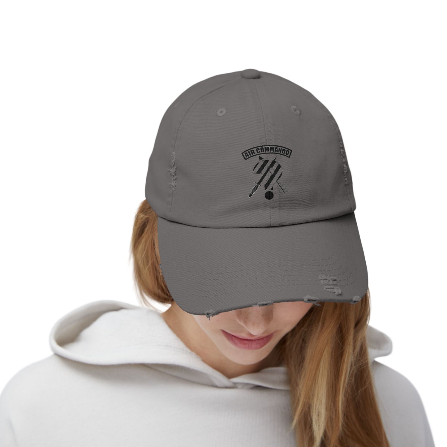 MAF - CAA Question Mark - Unisex Distressed Cap