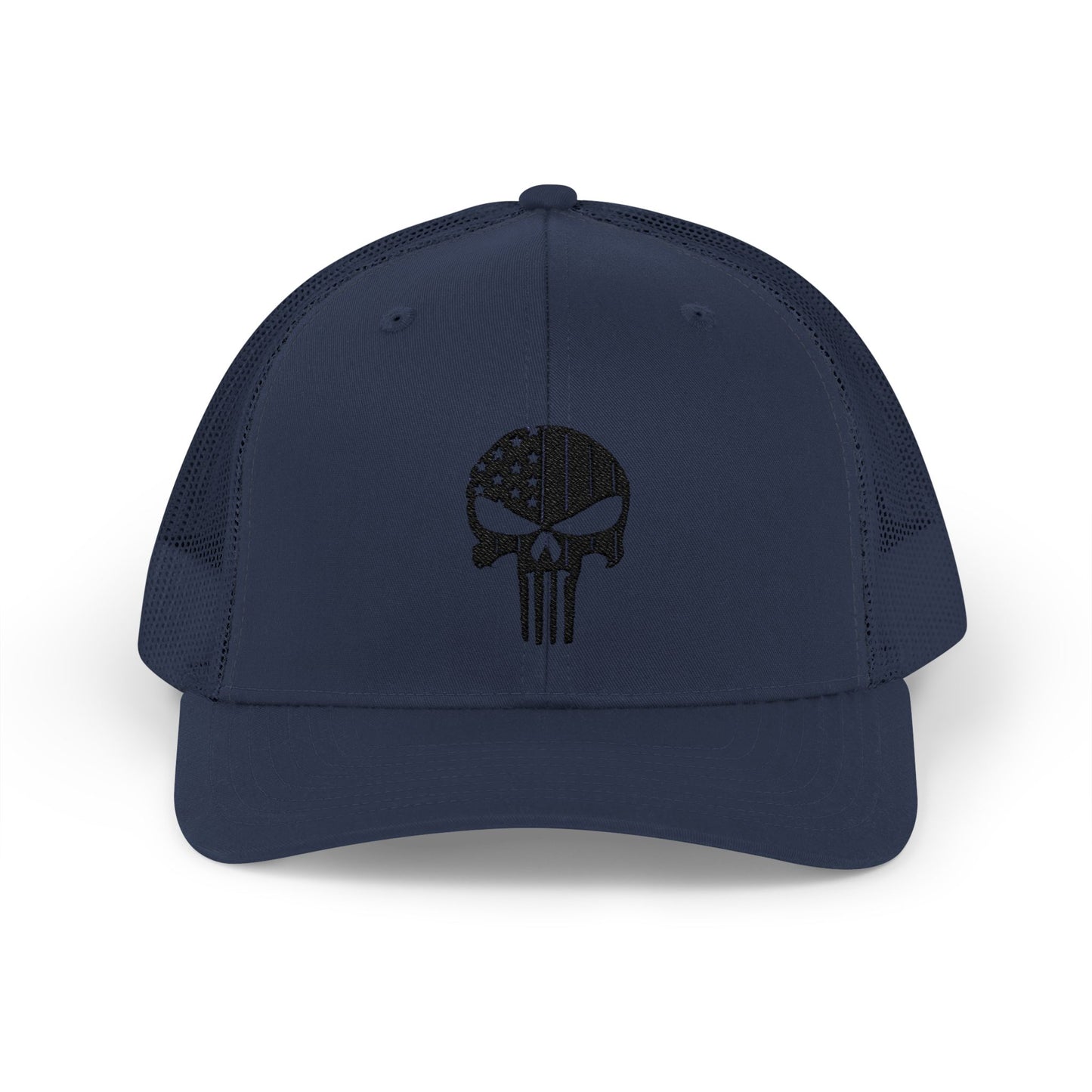 Skull Snapback Trucker Cap