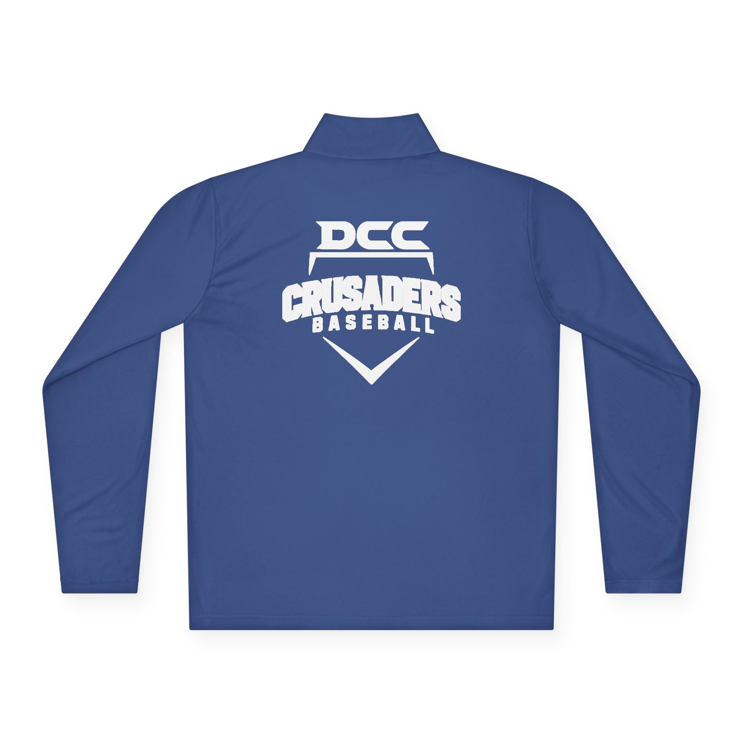 DCC - White Logo - Unisex Quarter-Zip Pullover