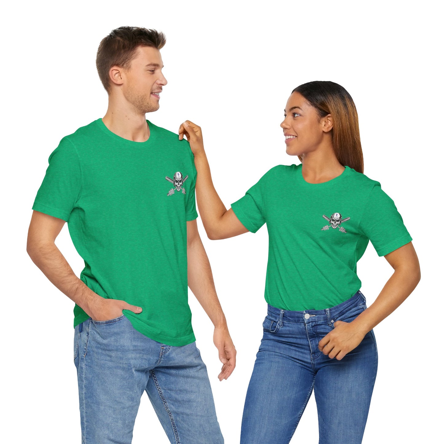 Battle Creek baseball Crossbones - Unisex Jersey Short Sleeve Tee