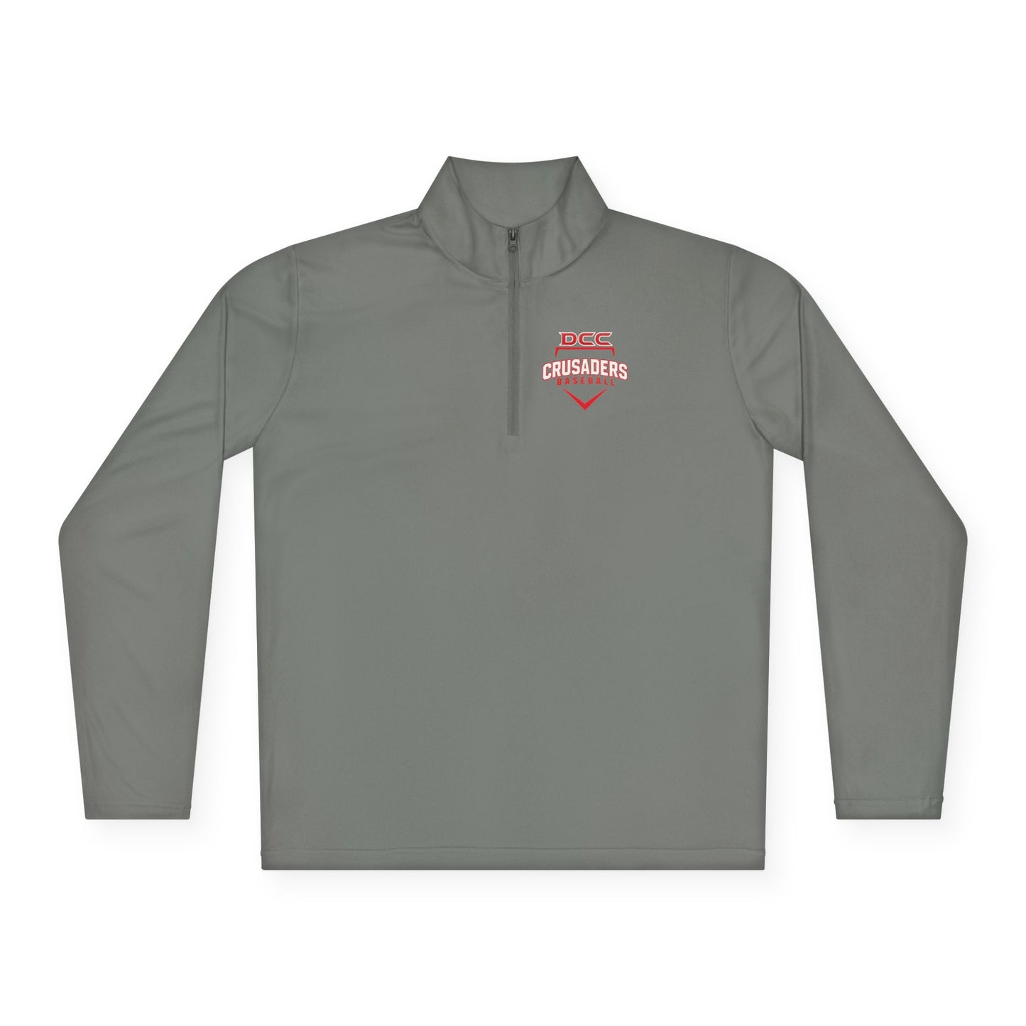 DCC - Red Logo - Unisex Quarter-Zip Pullover