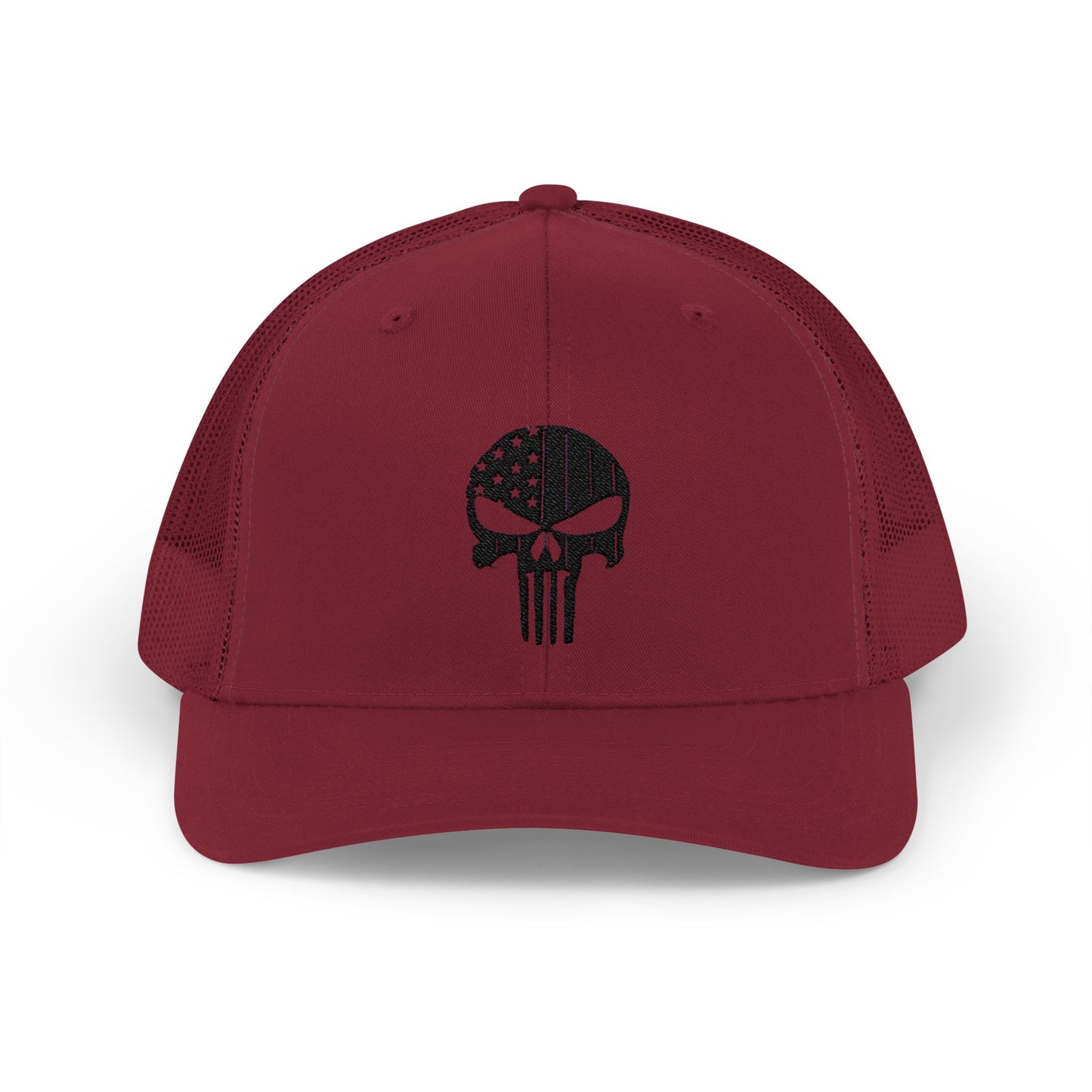 Skull Snapback Trucker Cap