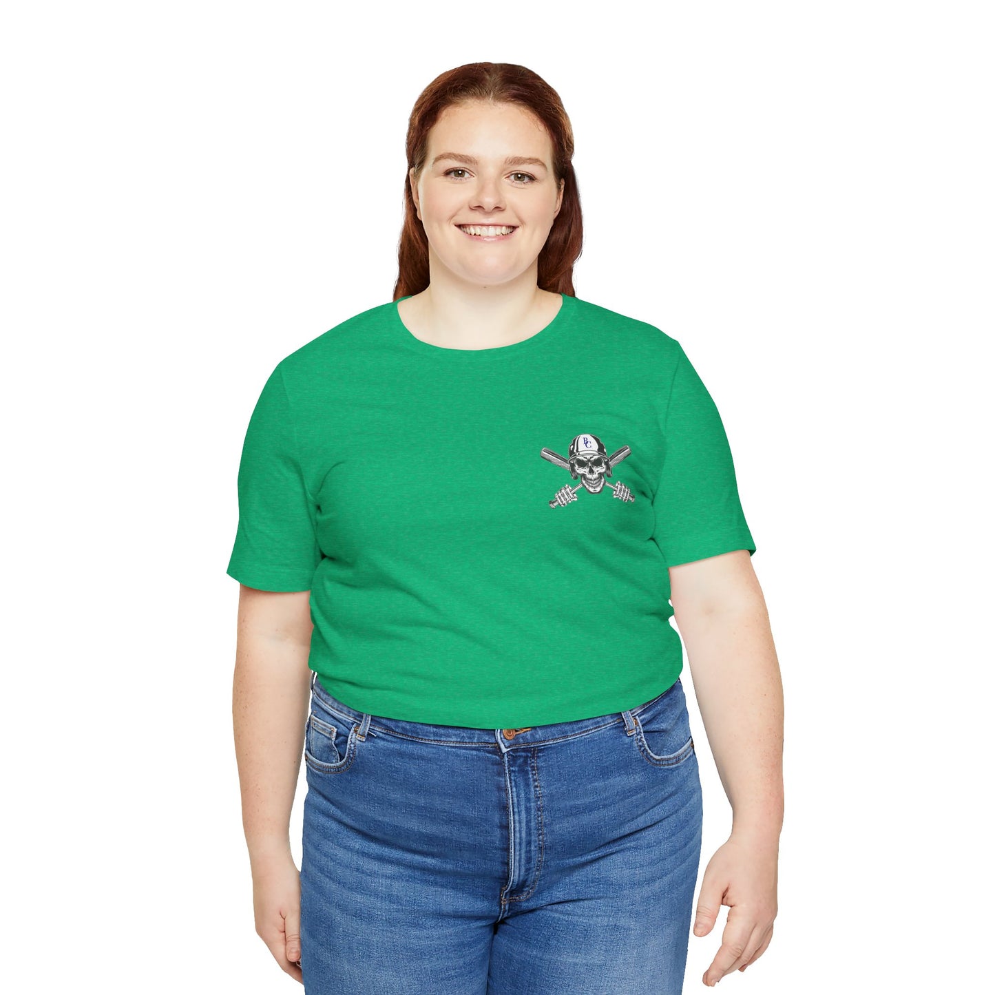 Battle Creek baseball Crossbones - Unisex Jersey Short Sleeve Tee