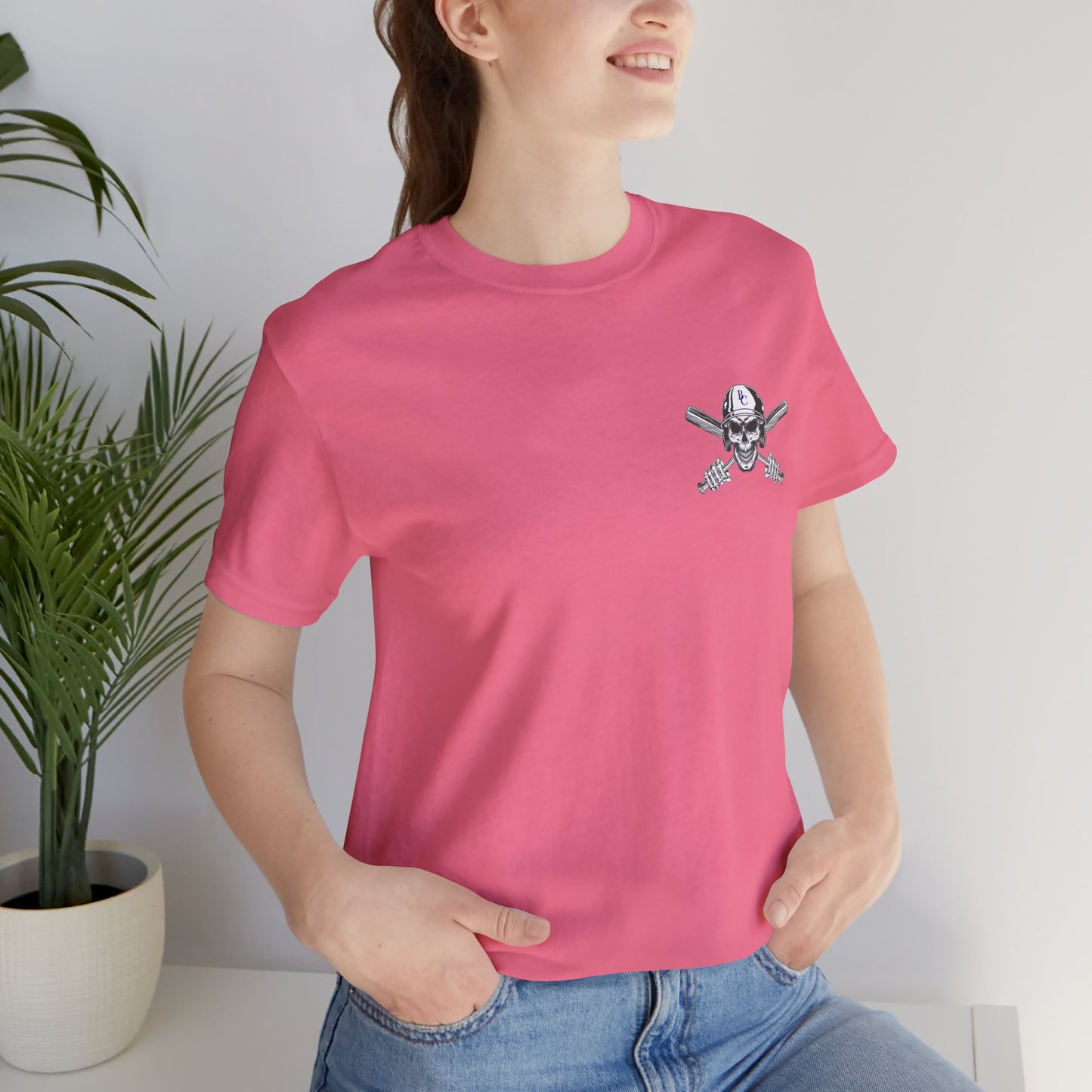 Battle Creek baseball Crossbones - Unisex Jersey Short Sleeve Tee