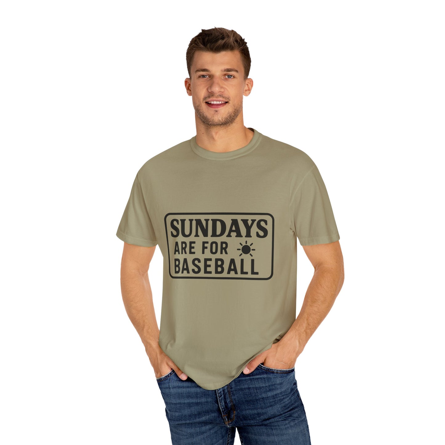 BC - Sundays Are For Baseball - Unisex Garment-Dyed T-shirt