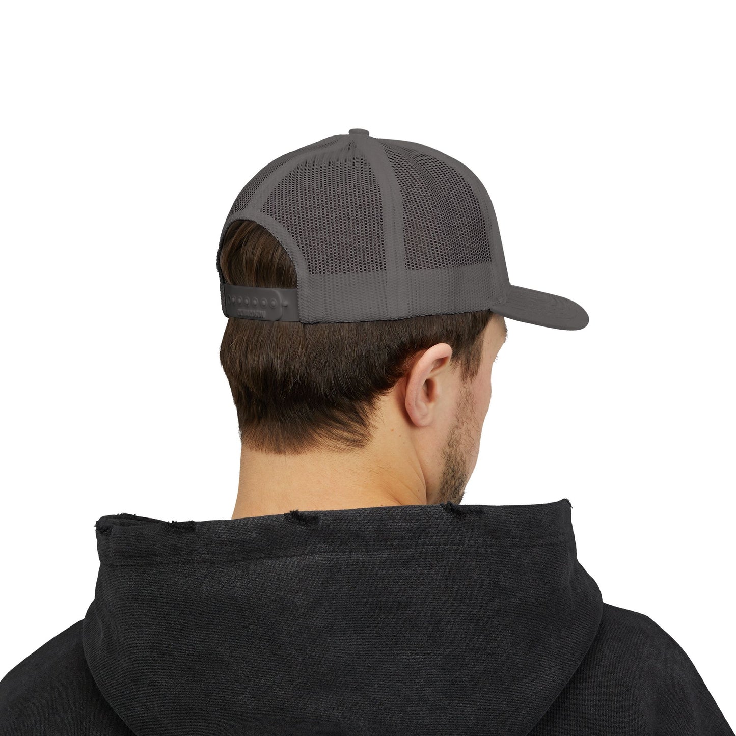 Skull Snapback Trucker Cap