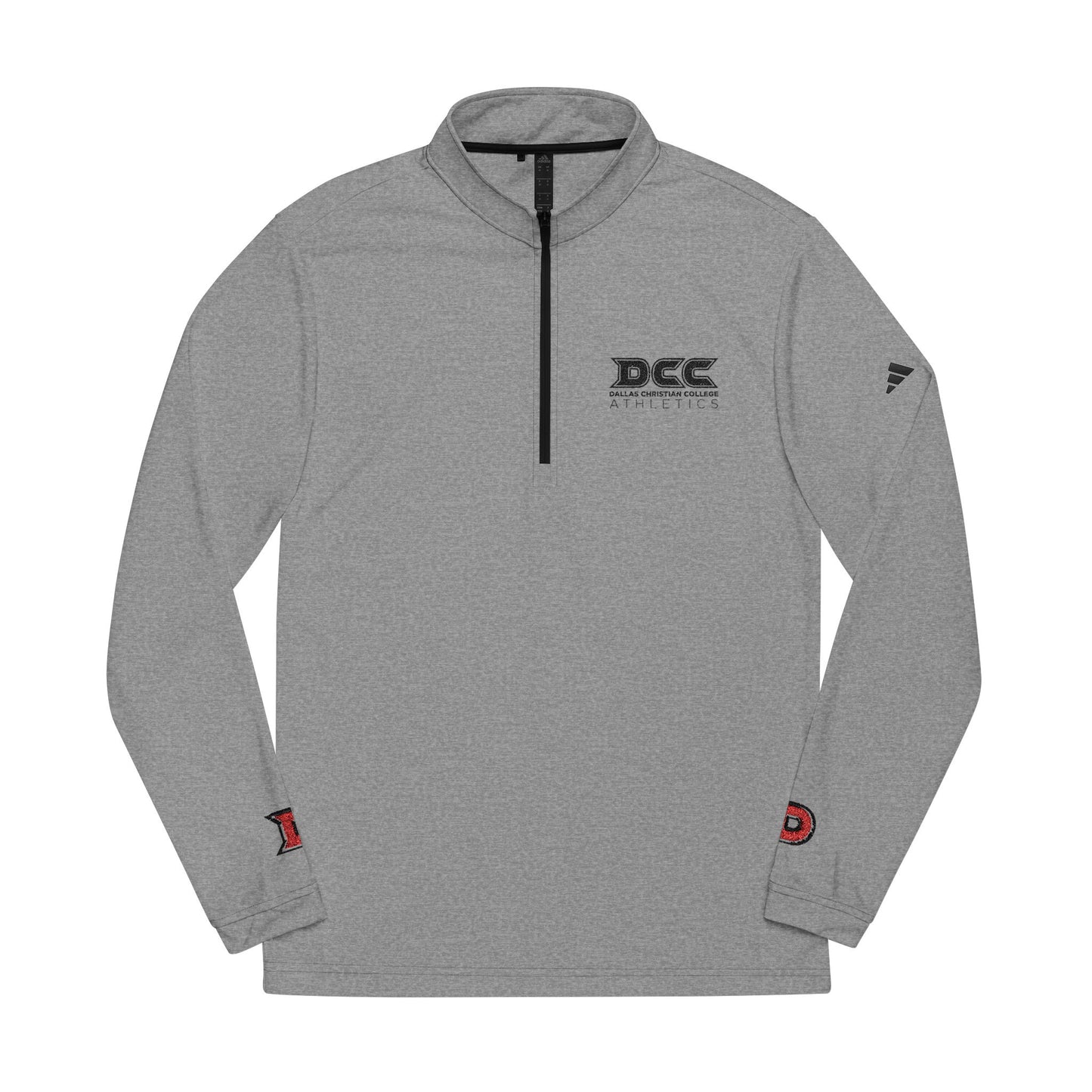 DCC - Black Logo - adidas® Quarter-Zip Pullover (Embroidery)