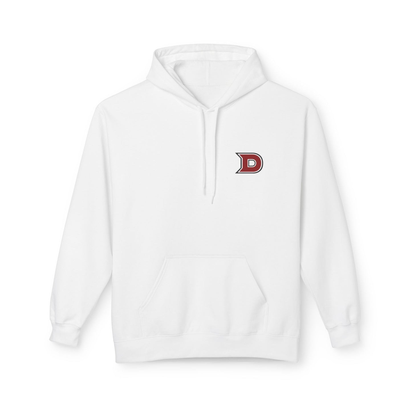 DCC - Red Logo - Unisex Midweight Softstyle Fleece Hoodie