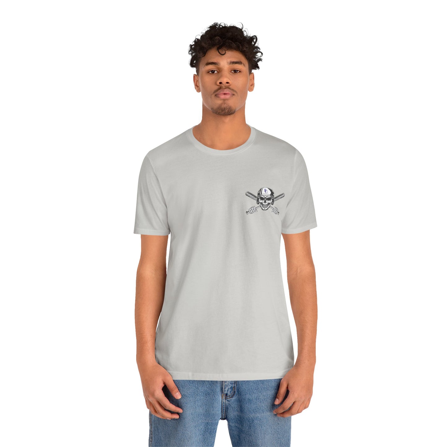 Battle Creek baseball Crossbones - Unisex Jersey Short Sleeve Tee
