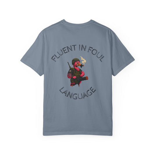 MAF - Fluent in Foul Language - Unisex Garment-Dyed T-shirt
