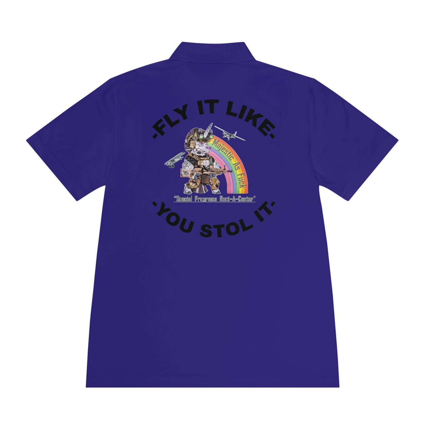 MAF - FLY IT LIKE YOU STOL IT - Men's Sport Polo Shirt