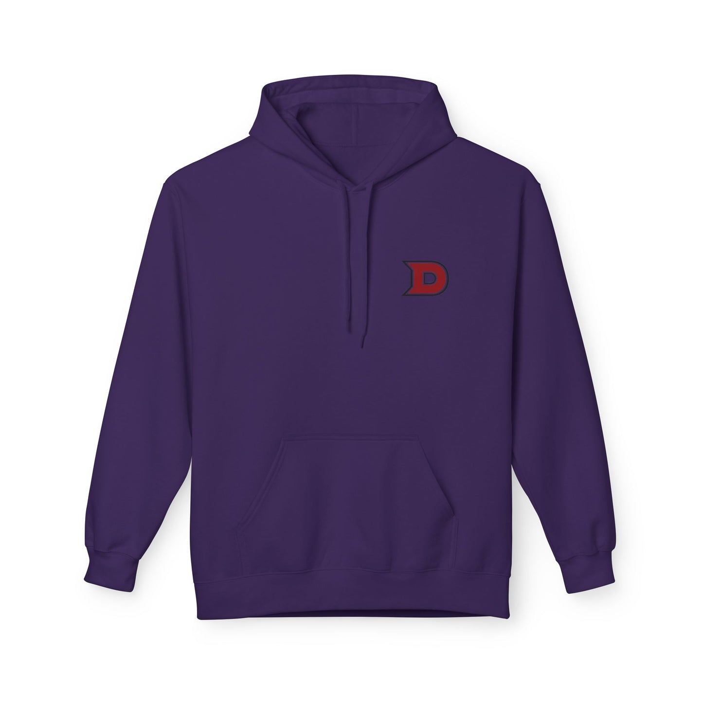DCC - Red Logo - Unisex Midweight Softstyle Fleece Hoodie