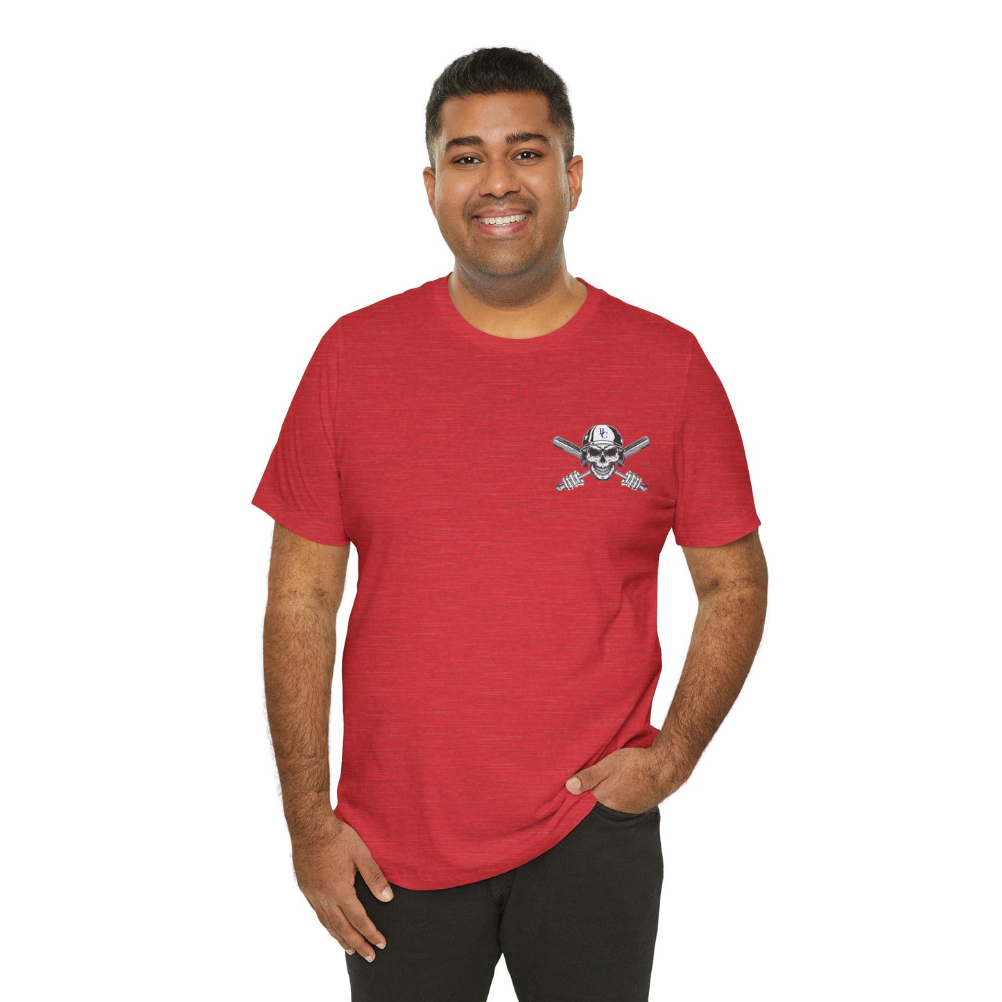 Battle Creek baseball Crossbones - Unisex Jersey Short Sleeve Tee