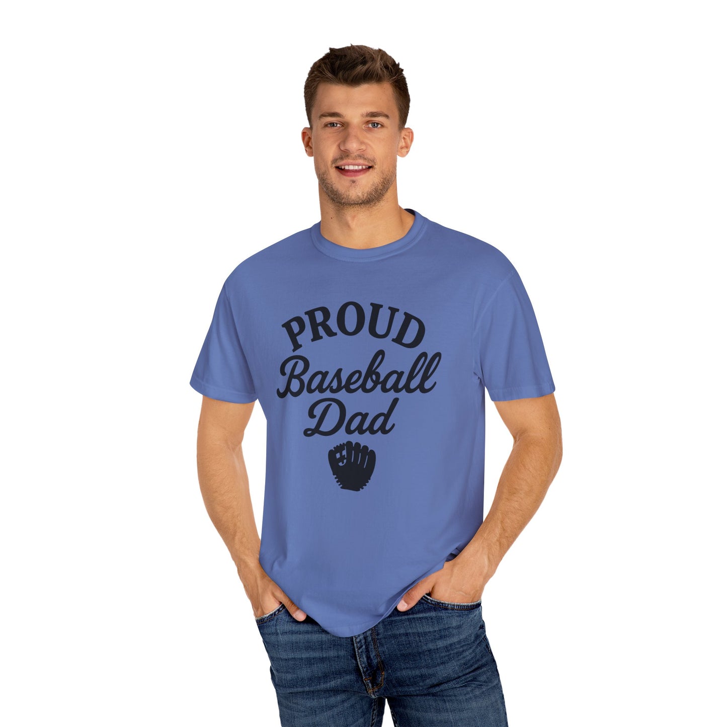 BC - Proud Baseball Dad - Unisex Garment-Dyed T-shirt