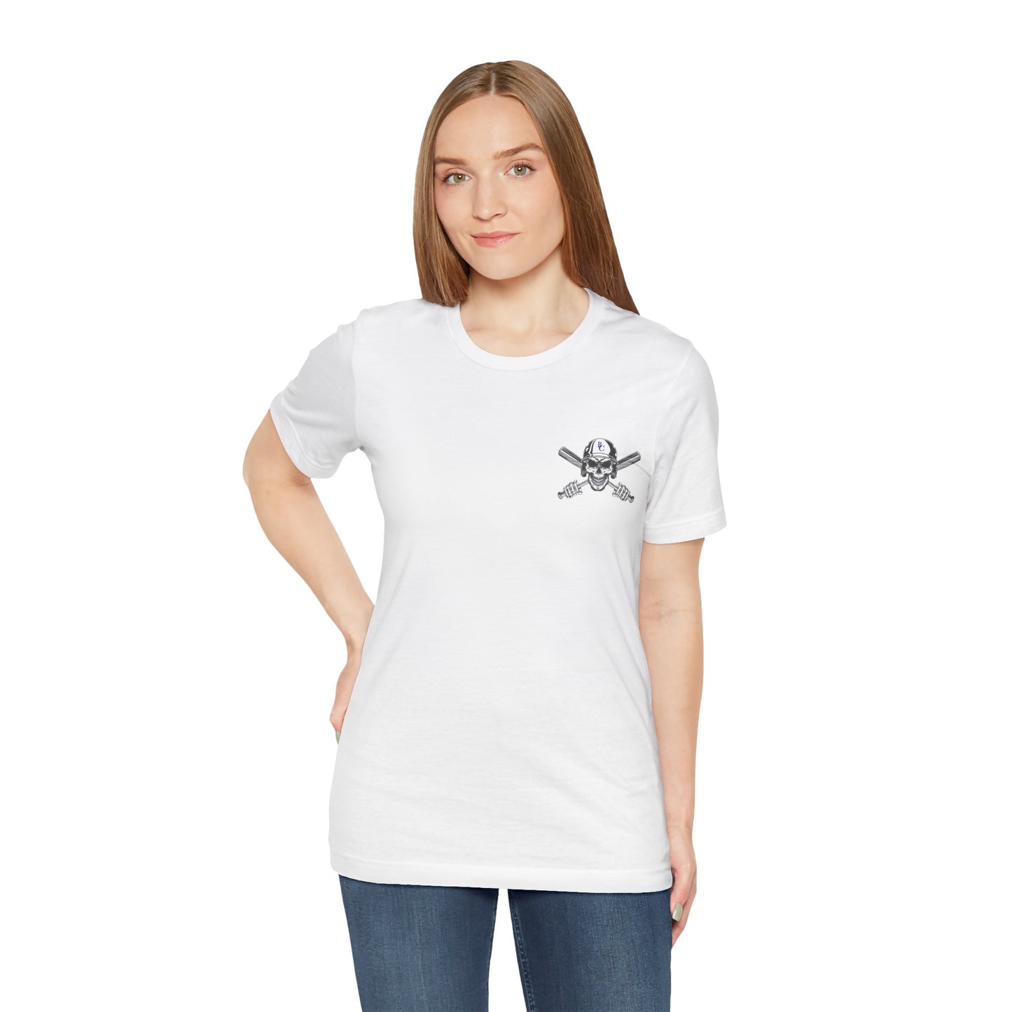 Battle Creek baseball Crossbones - Unisex Jersey Short Sleeve Tee