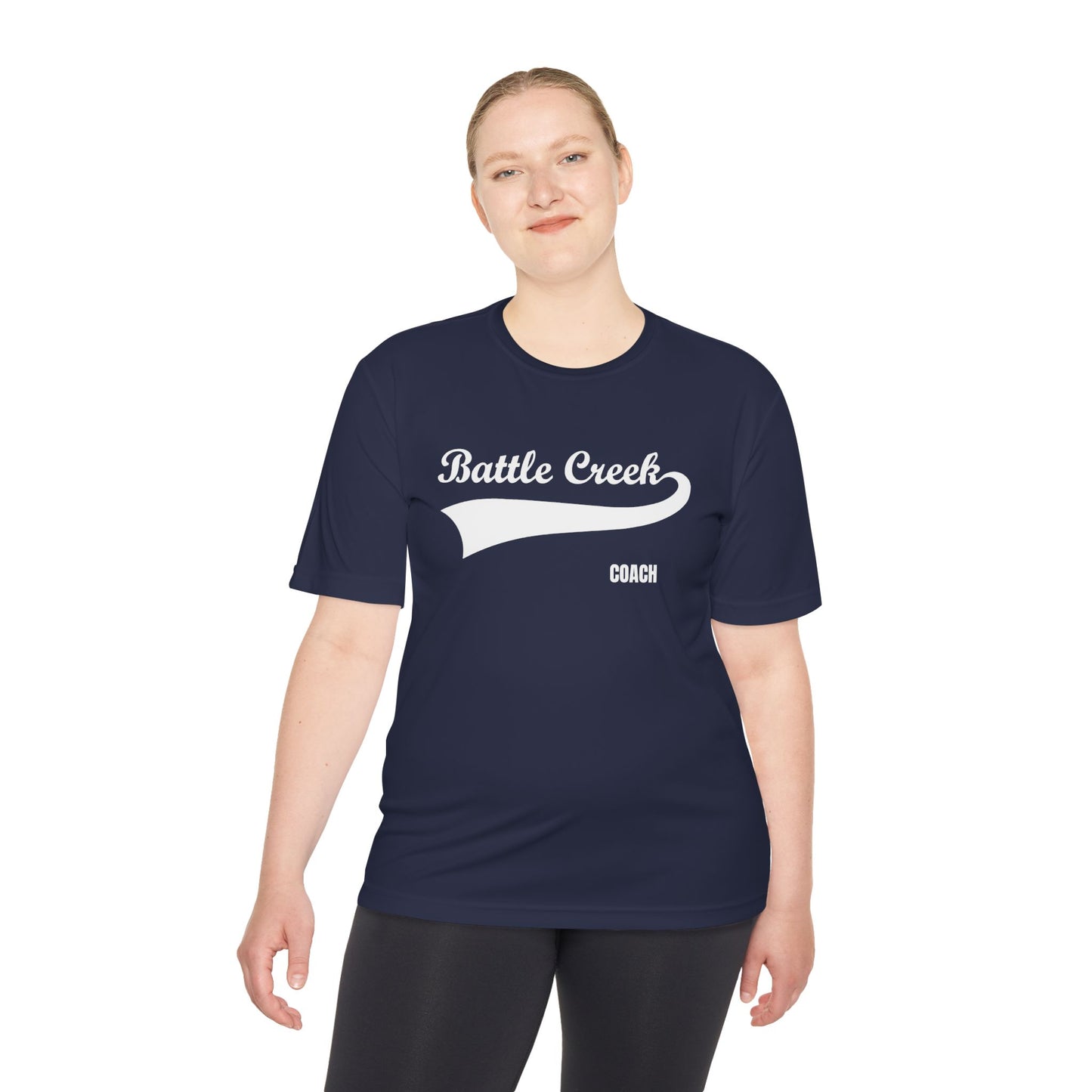 BC - COACH JERSEY - White Logo - Unisex Moisture Wicking Tee