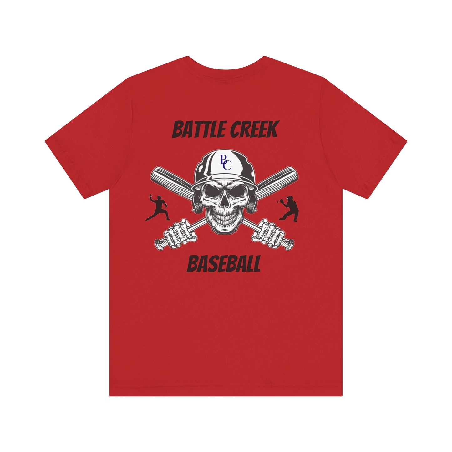 Battle Creek baseball Crossbones - Unisex Jersey Short Sleeve Tee