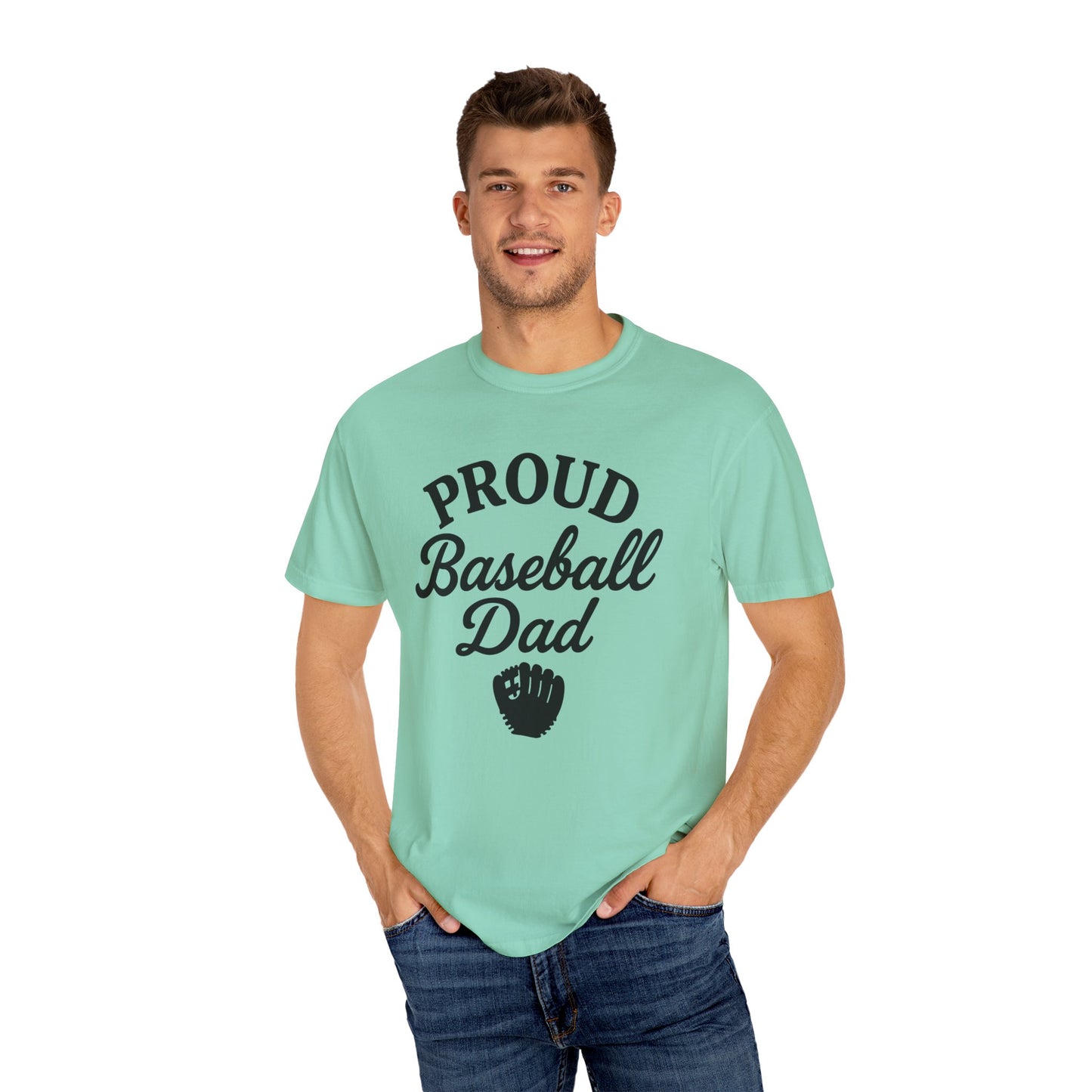 BC - Proud Baseball Dad - Unisex Garment-Dyed T-shirt