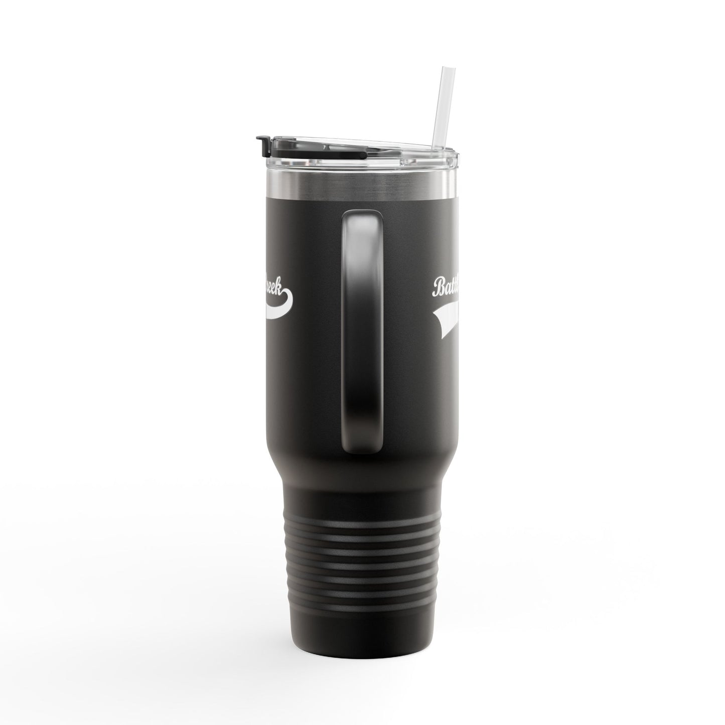BC White Logo Insulated Travel Mug, 40oz