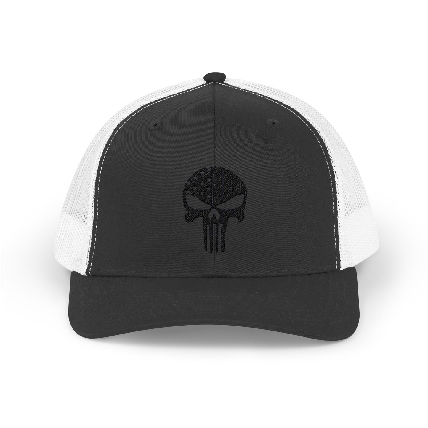Skull Snapback Trucker Cap