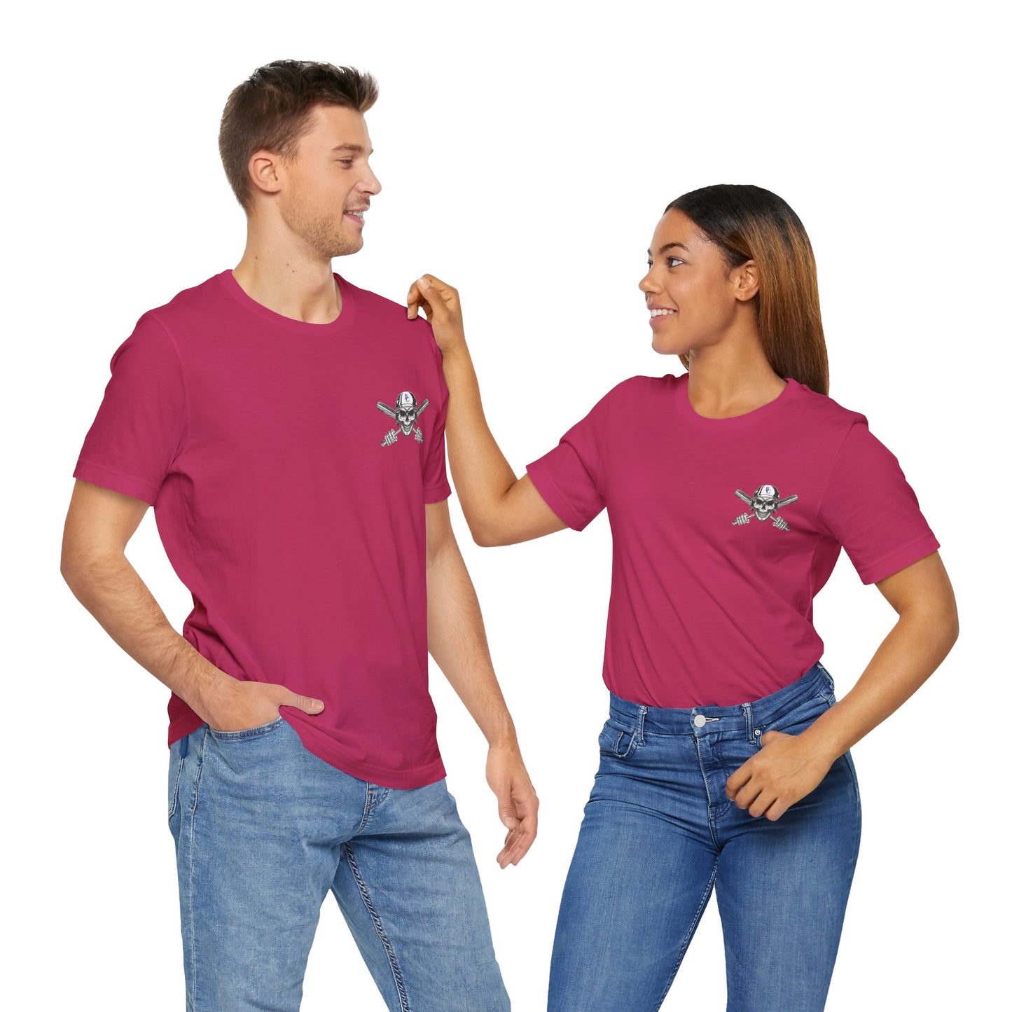 Battle Creek baseball Crossbones - Unisex Jersey Short Sleeve Tee