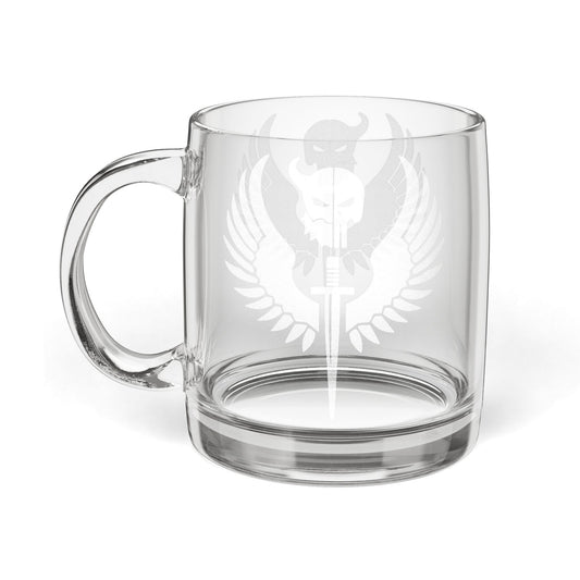 MAF - Thor - Glass Coffee Mug, 12.25oz (Engraving)