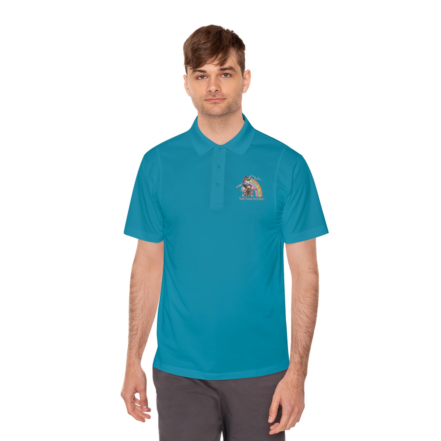 MAF - FLY IT LIKE YOU STOL IT - Men's Sport Polo Shirt