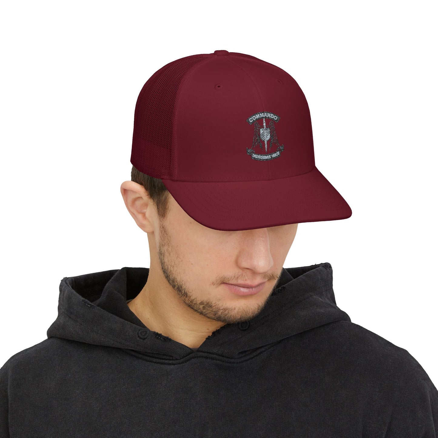 Commando Snapback Trucker Cap (Embroidery)