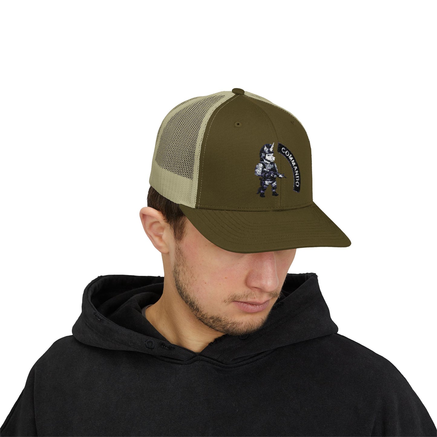 Commando Snapback Trucker Cap