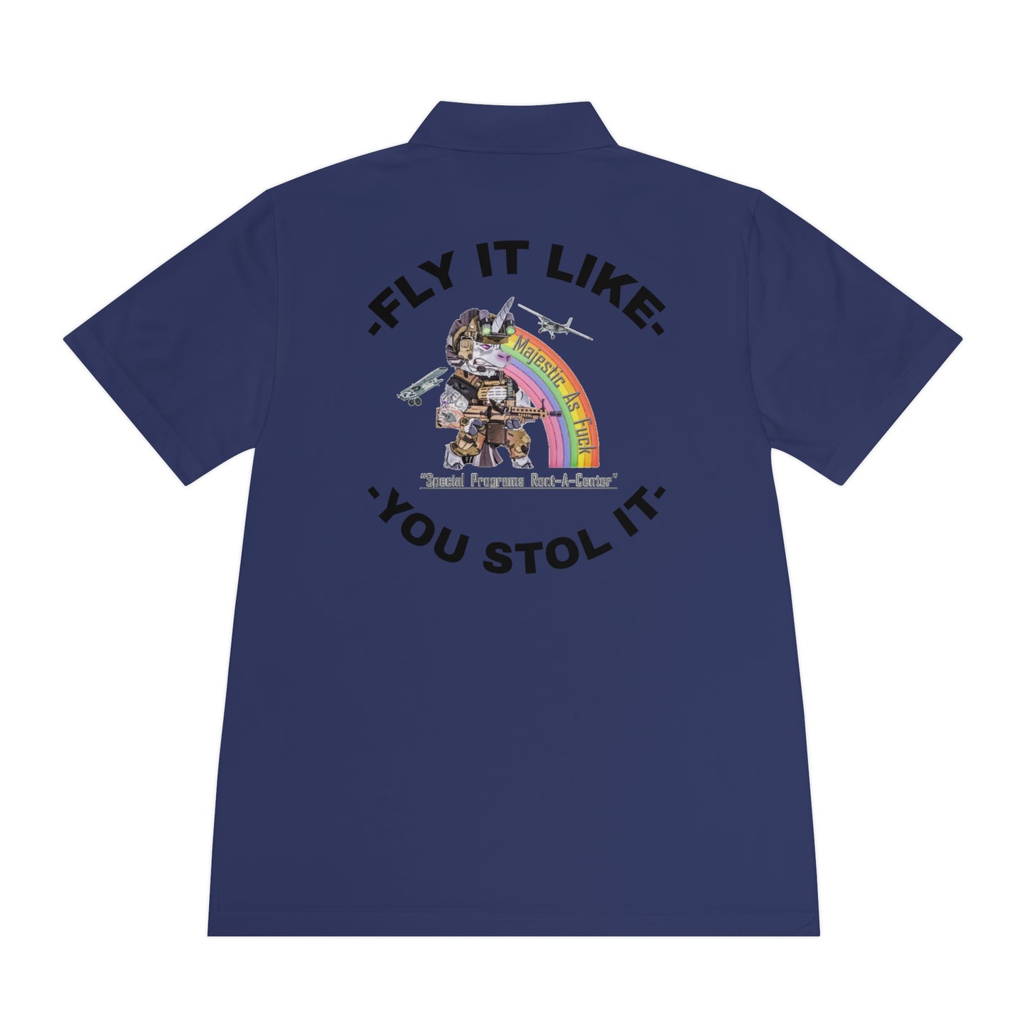 MAF - FLY IT LIKE YOU STOL IT - Men's Sport Polo Shirt