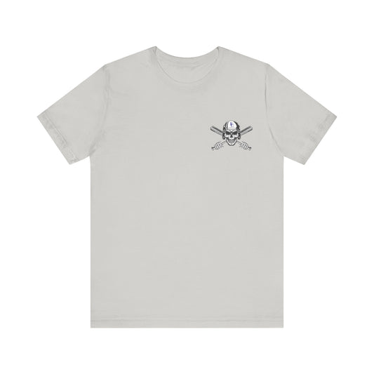 Battle Creek baseball Crossbones - Unisex Jersey Short Sleeve Tee
