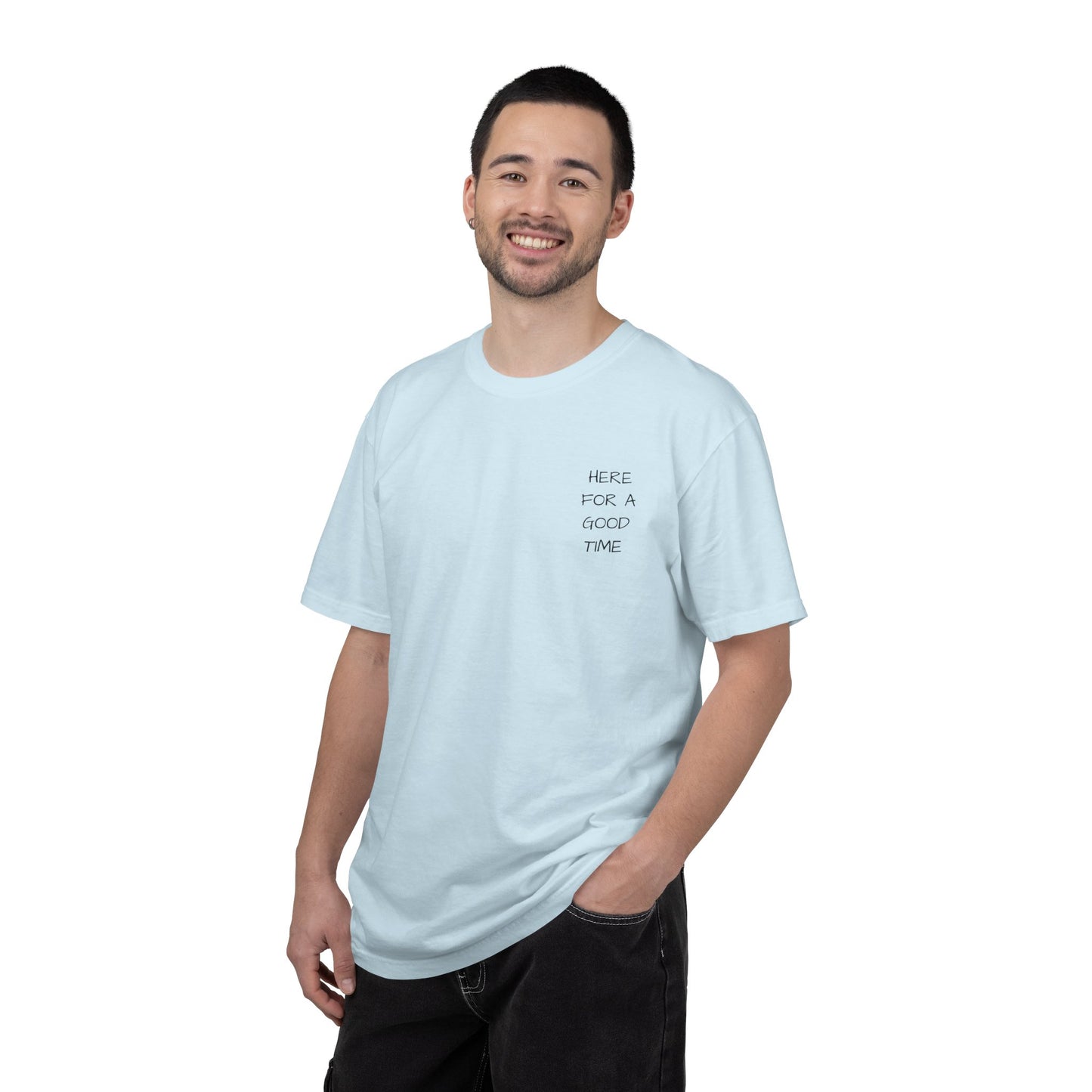 MAF - Here for a good time - Unisex Garment-Dyed T-shirt