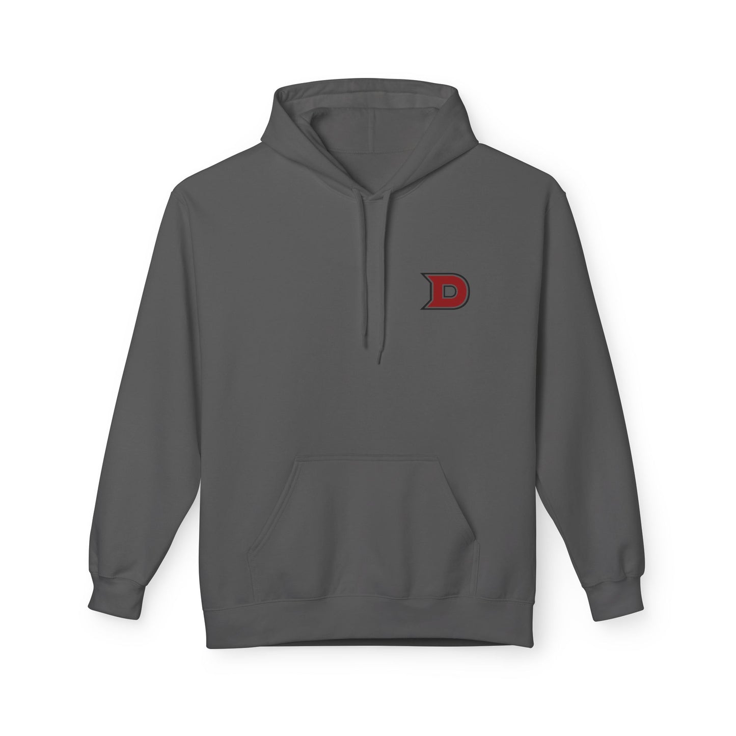 DCC - Red Logo - Unisex Midweight Softstyle Fleece Hoodie