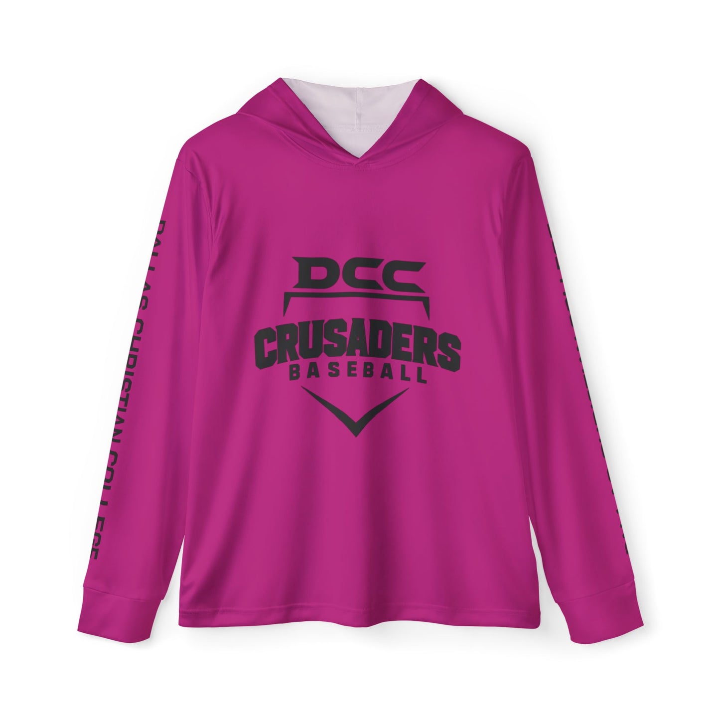 DCC - Black Logo - Men's Sports Warmup Hoodie (AOP)