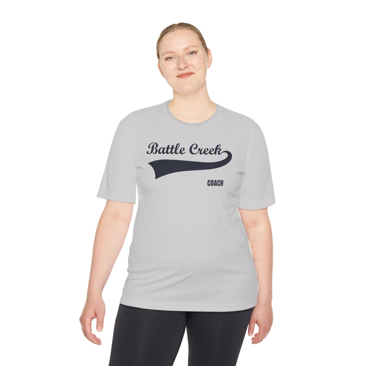 BC - COACH - Blue Logo - Unisex Moisture Wicking Tee