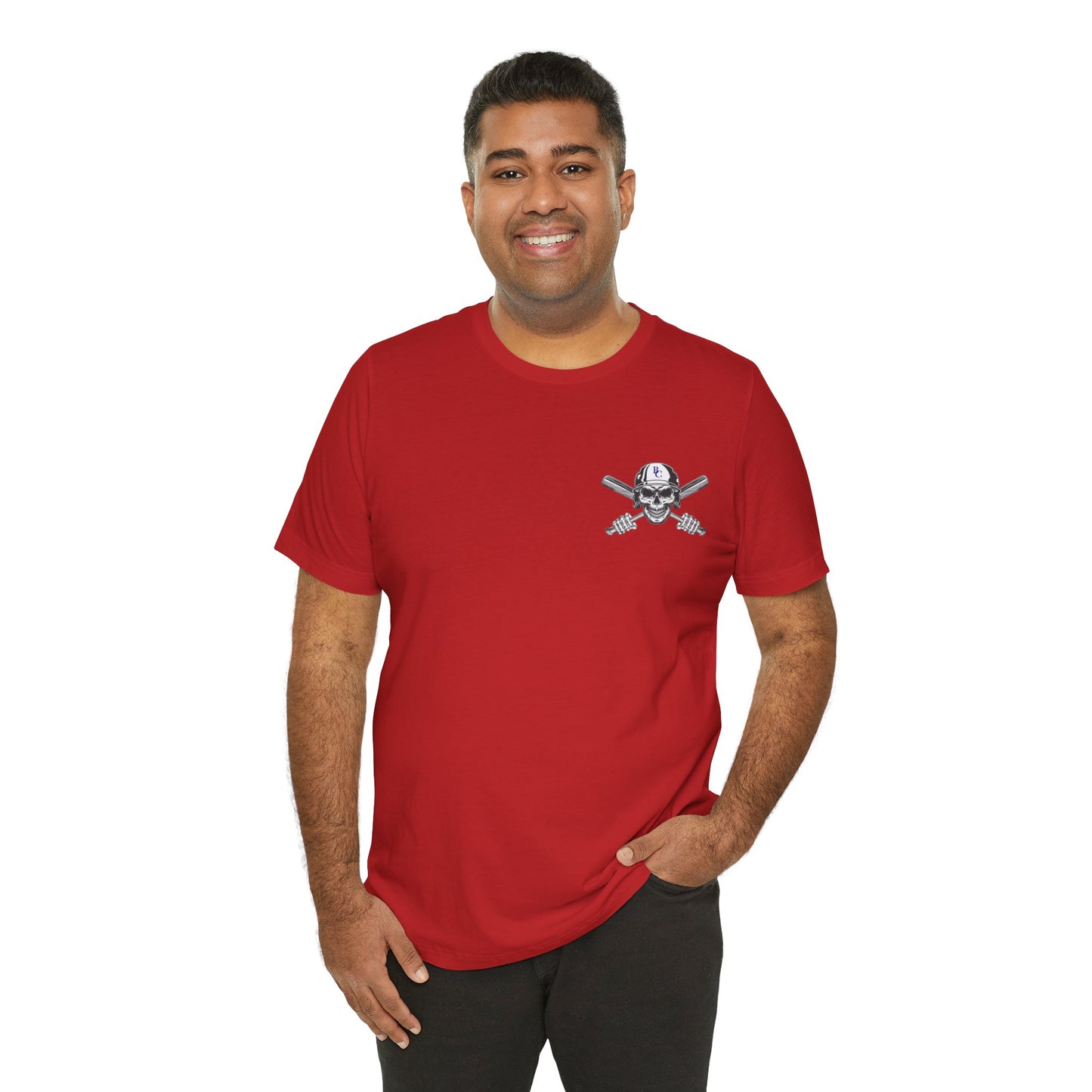 Battle Creek baseball Crossbones - Unisex Jersey Short Sleeve Tee