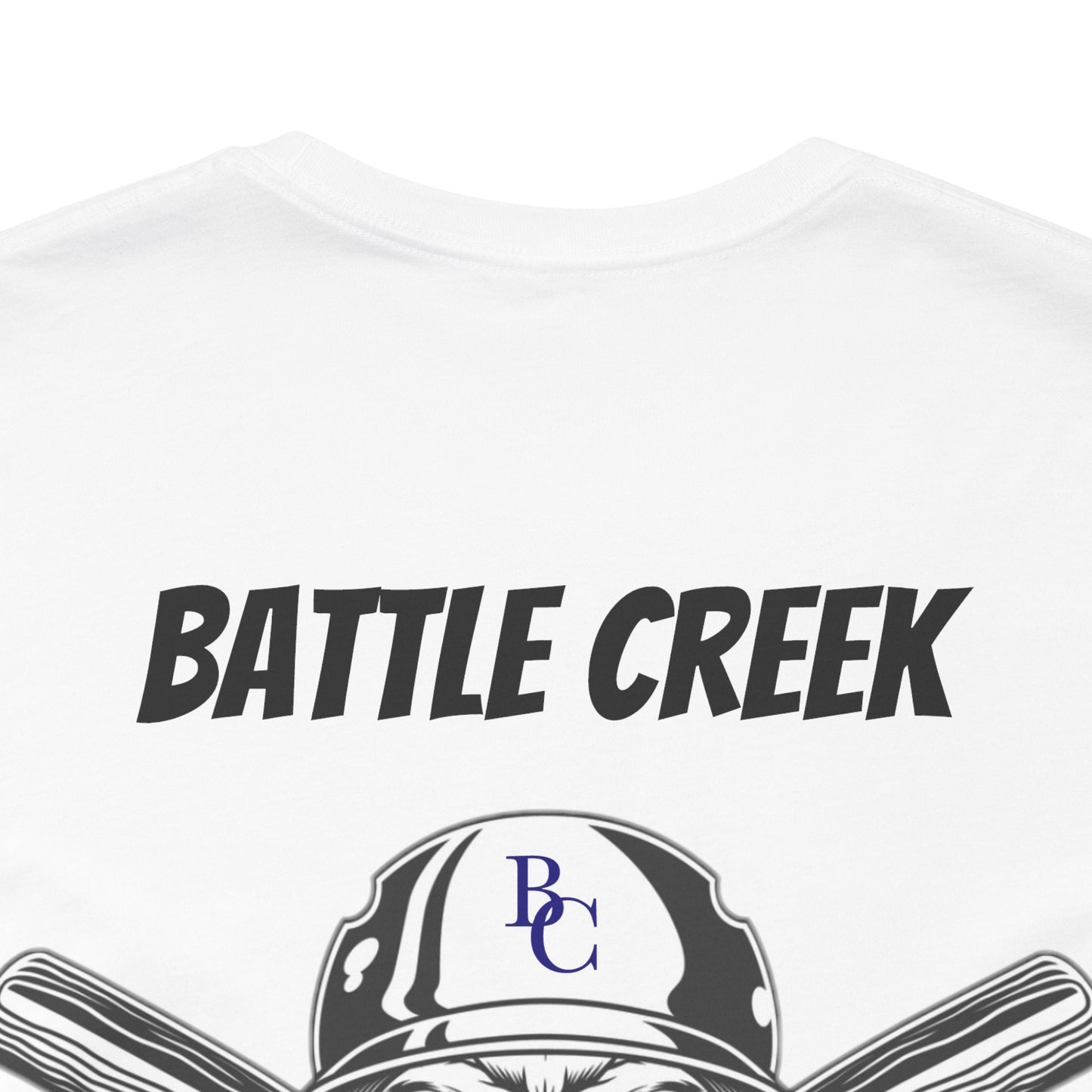 Battle Creek baseball Crossbones - Unisex Jersey Short Sleeve Tee