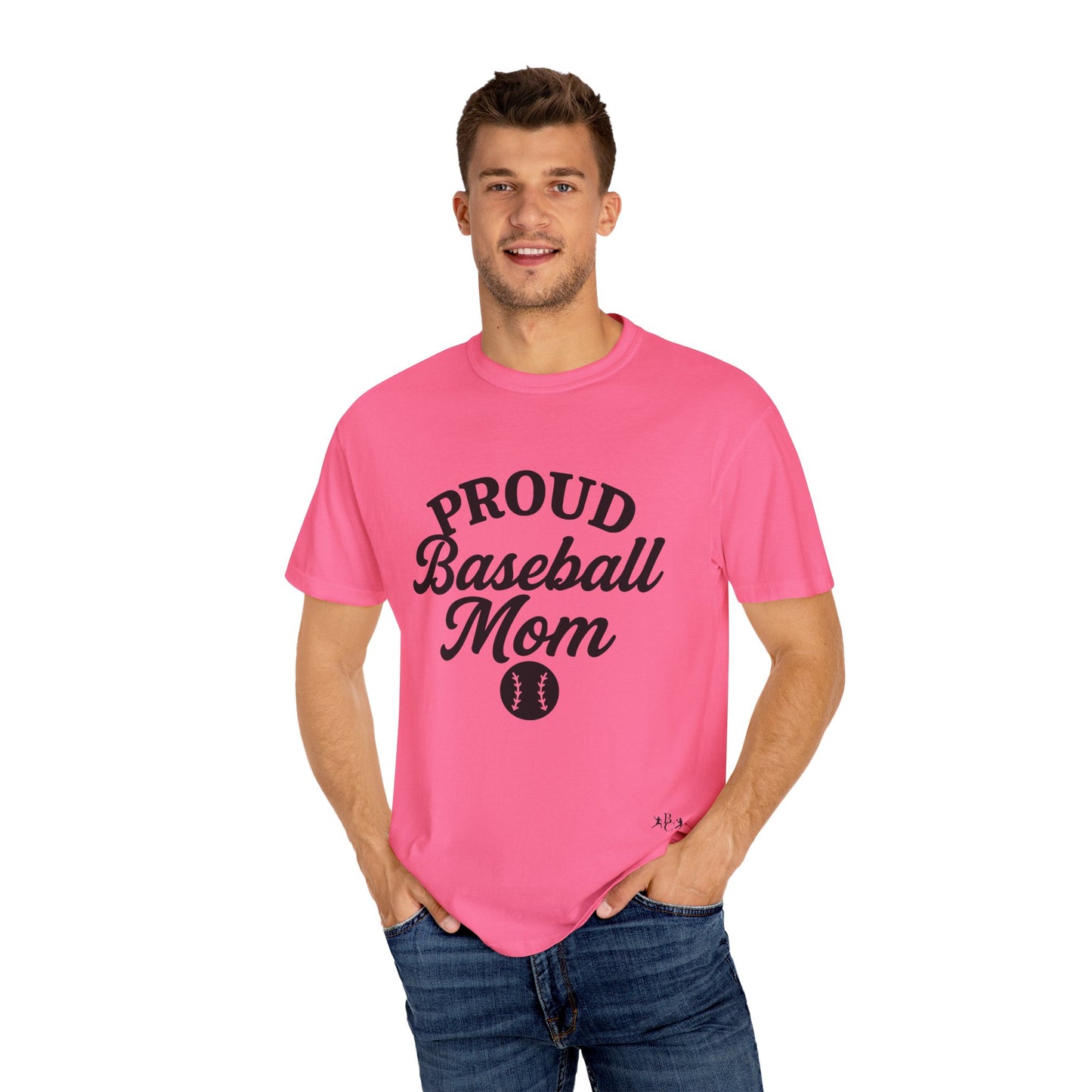 BC - Proud Baseball Mom - Unisex Garment-Dyed T-shirt