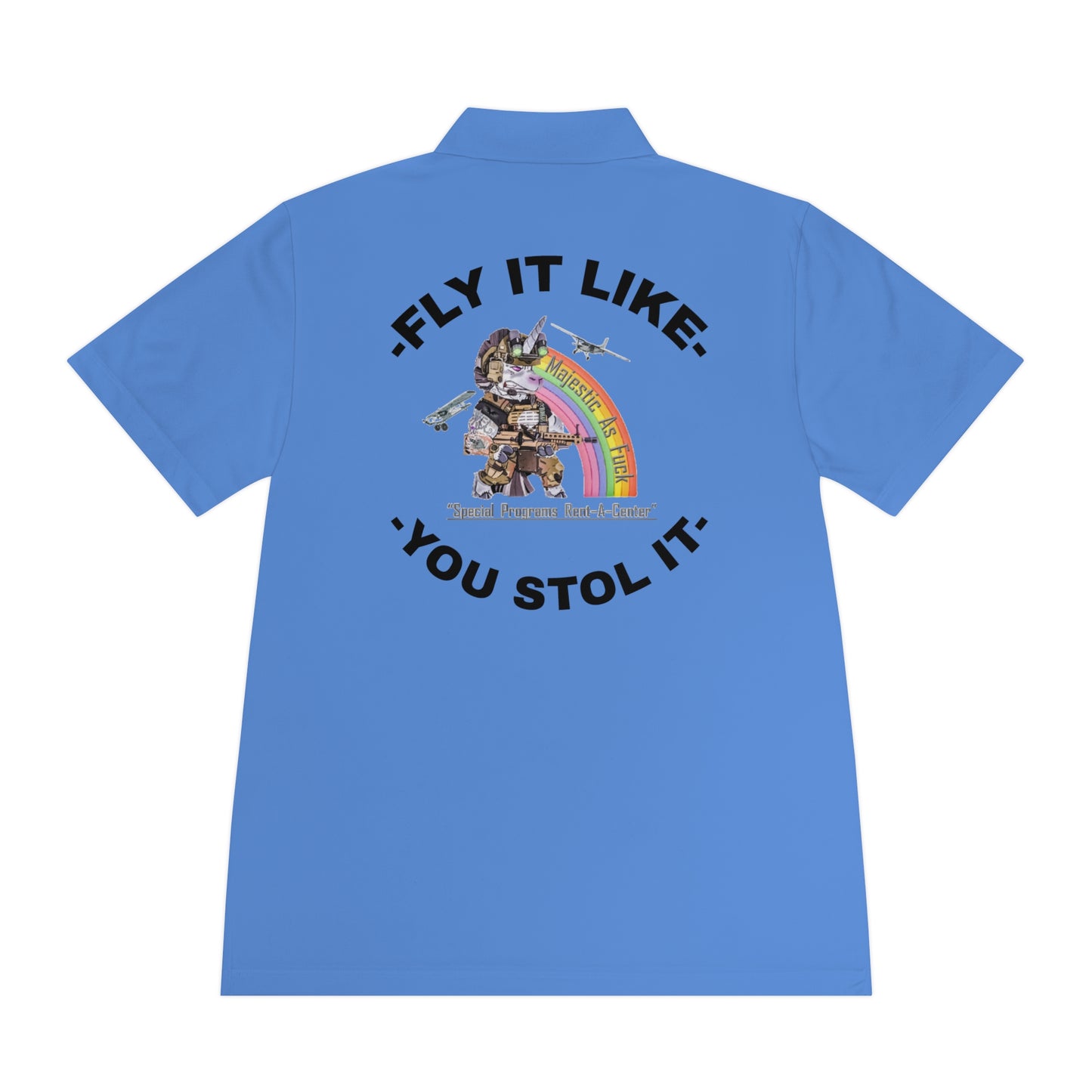 MAF - FLY IT LIKE YOU STOL IT - Men's Sport Polo Shirt